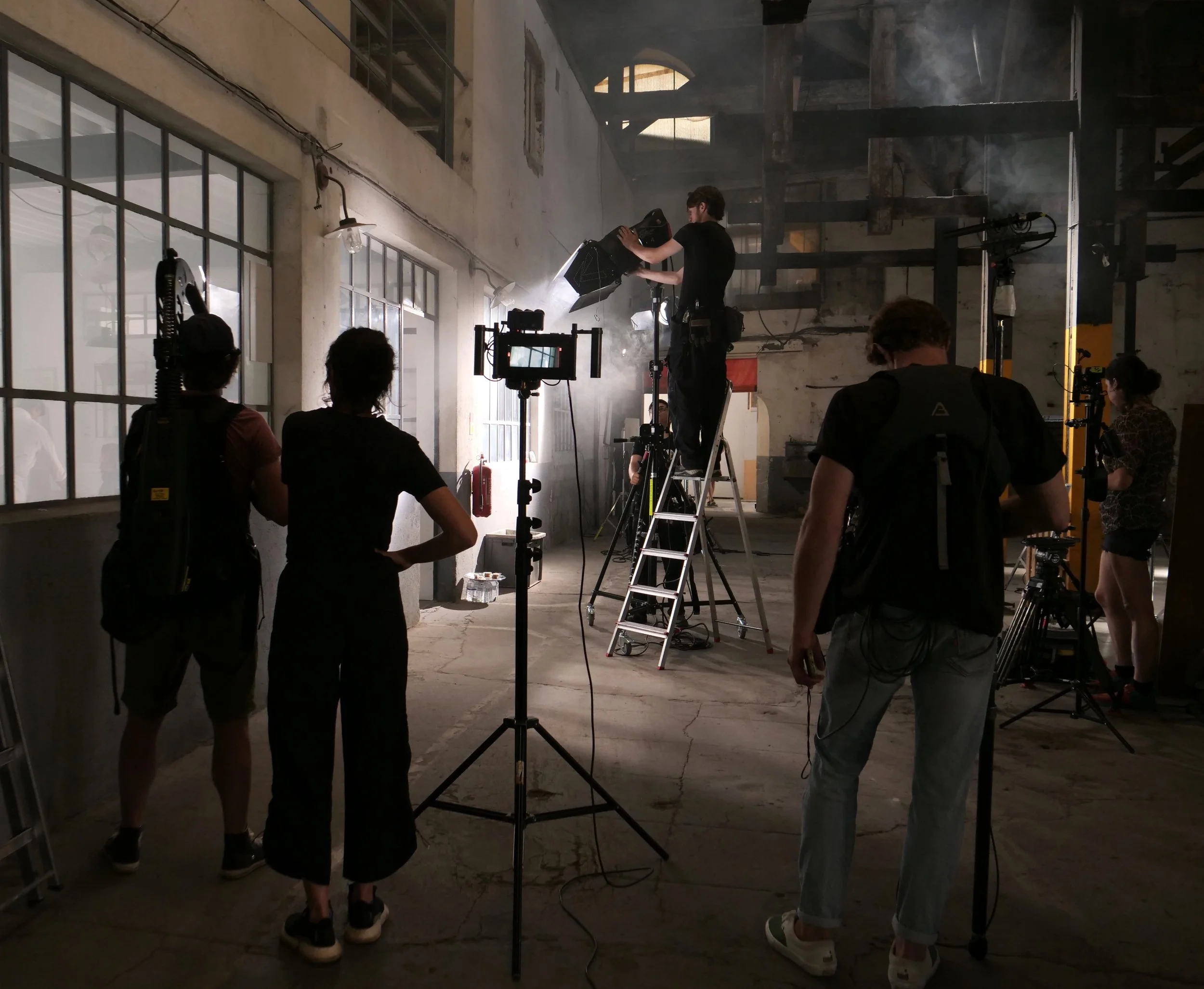 Le 1103 Thiers x France 2, le tournage des scènes du docu-fiction sur la famille Michelin, dans la Vallée des Usines