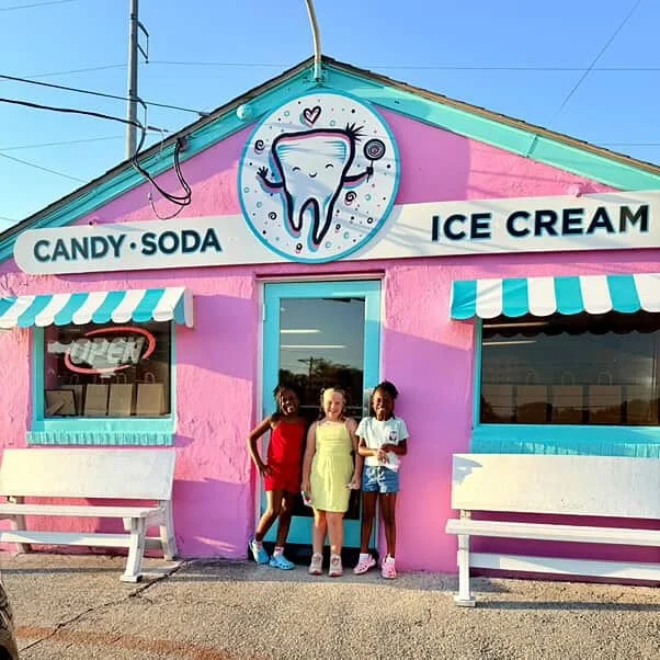 Happy Wednesday! Stop in for some sweets. We&rsquo;re open 12-8 today 🍭💕