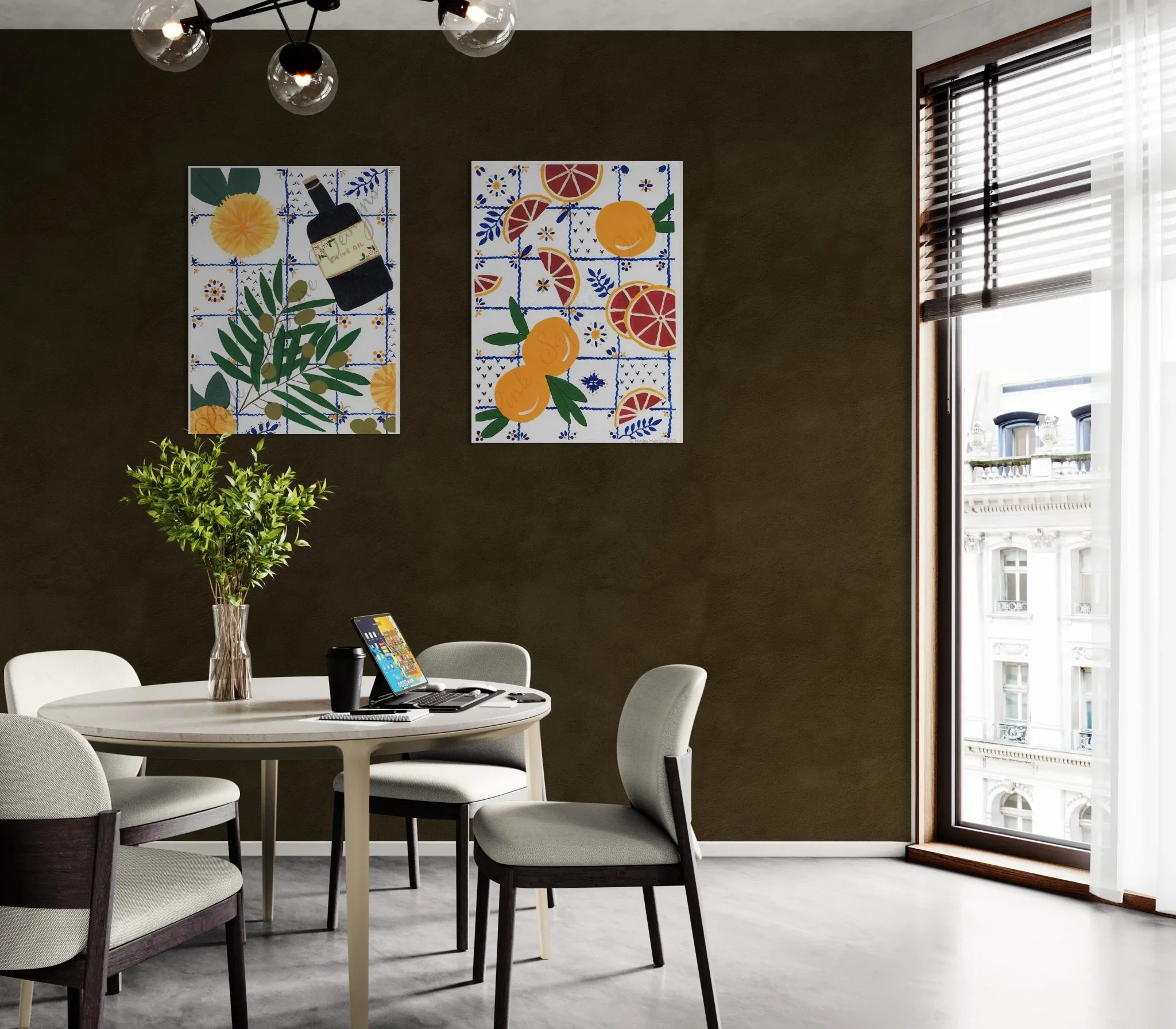 Apartment dining room with city views.jpeg