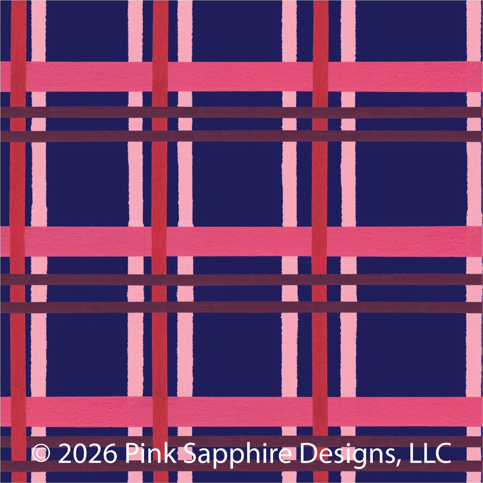 Garden Trellis - Navy Blue