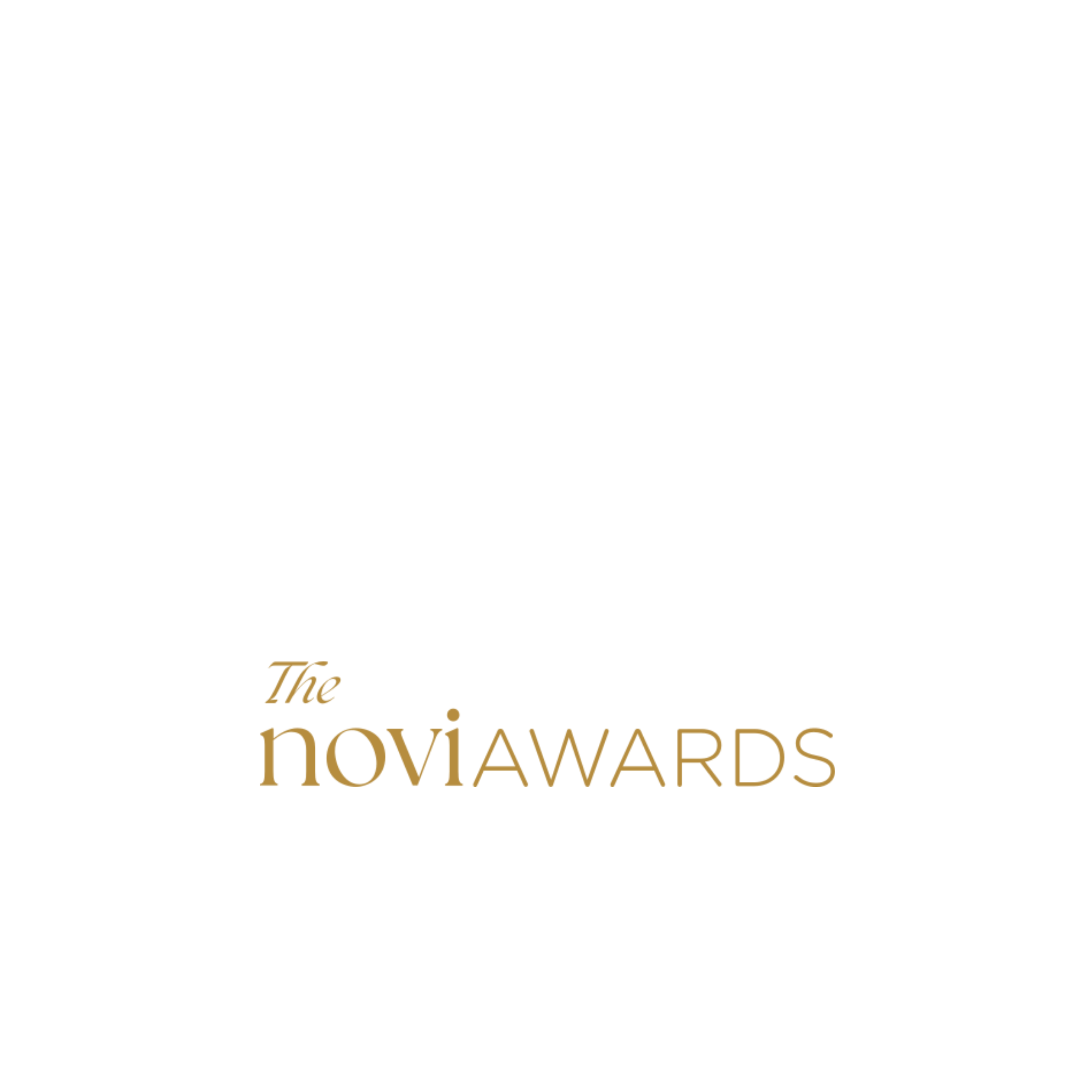 Black award graphic reading “2026 Data AI Leader of the Year | Finalist” and “The NOVI AWARDS,” framed by white laurel branches.