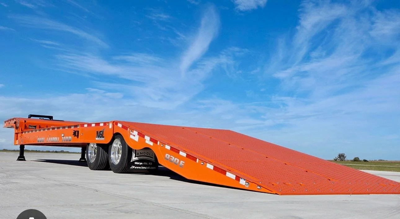 Landoll 930E 51’ Traveling Tail Lowboy Trailer