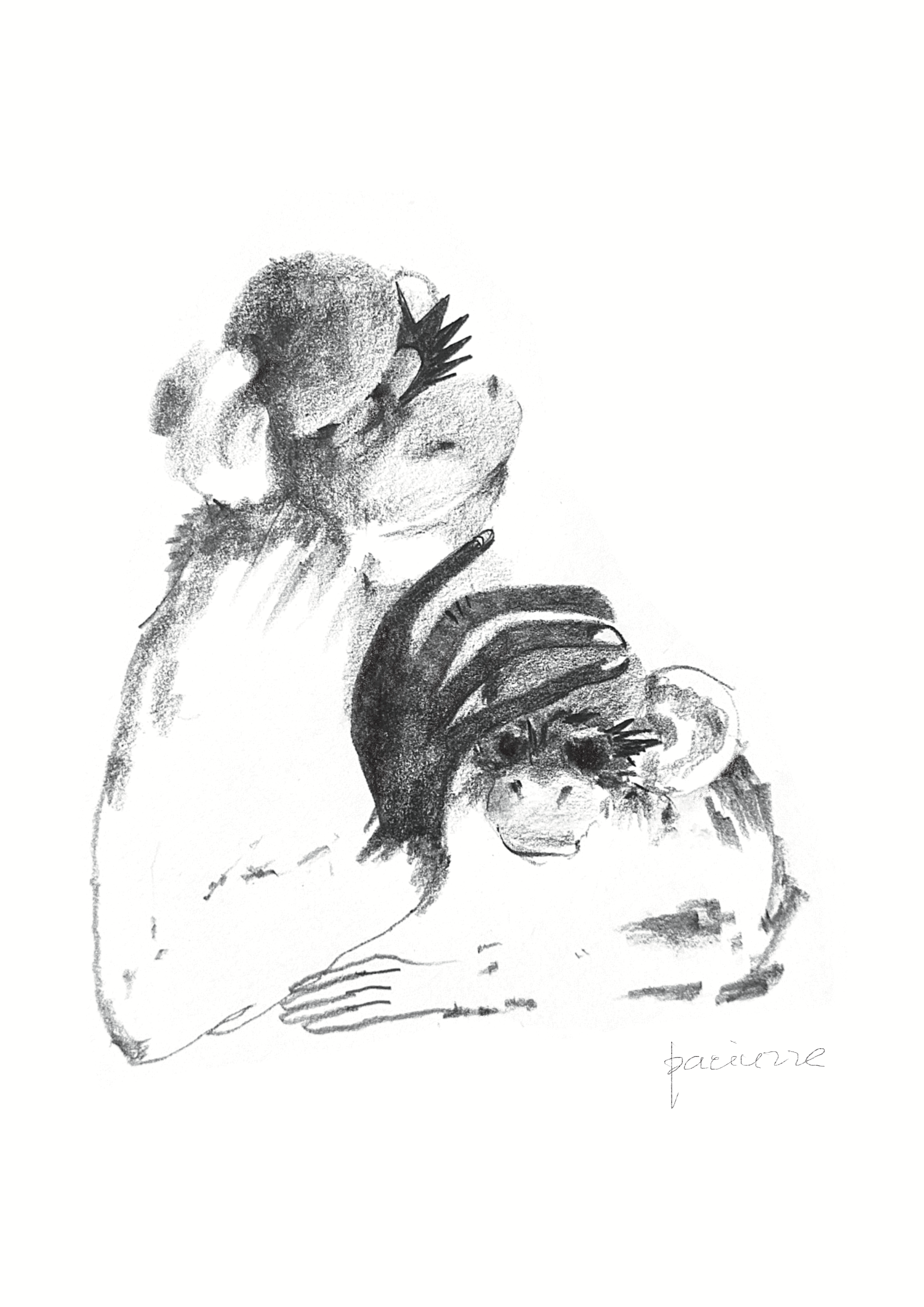 Care, 2023
Pencil on paper
29.7x21 cm