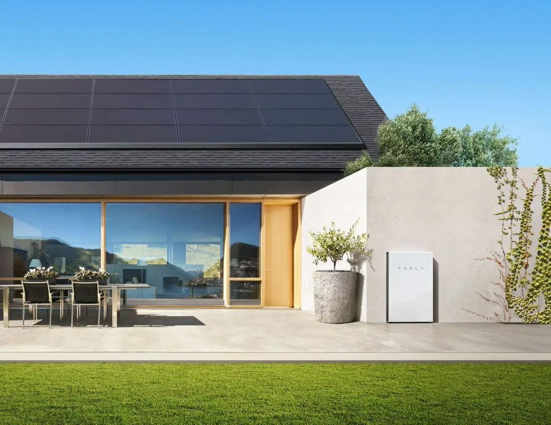 Tesla Solar Panels on roof.jpg