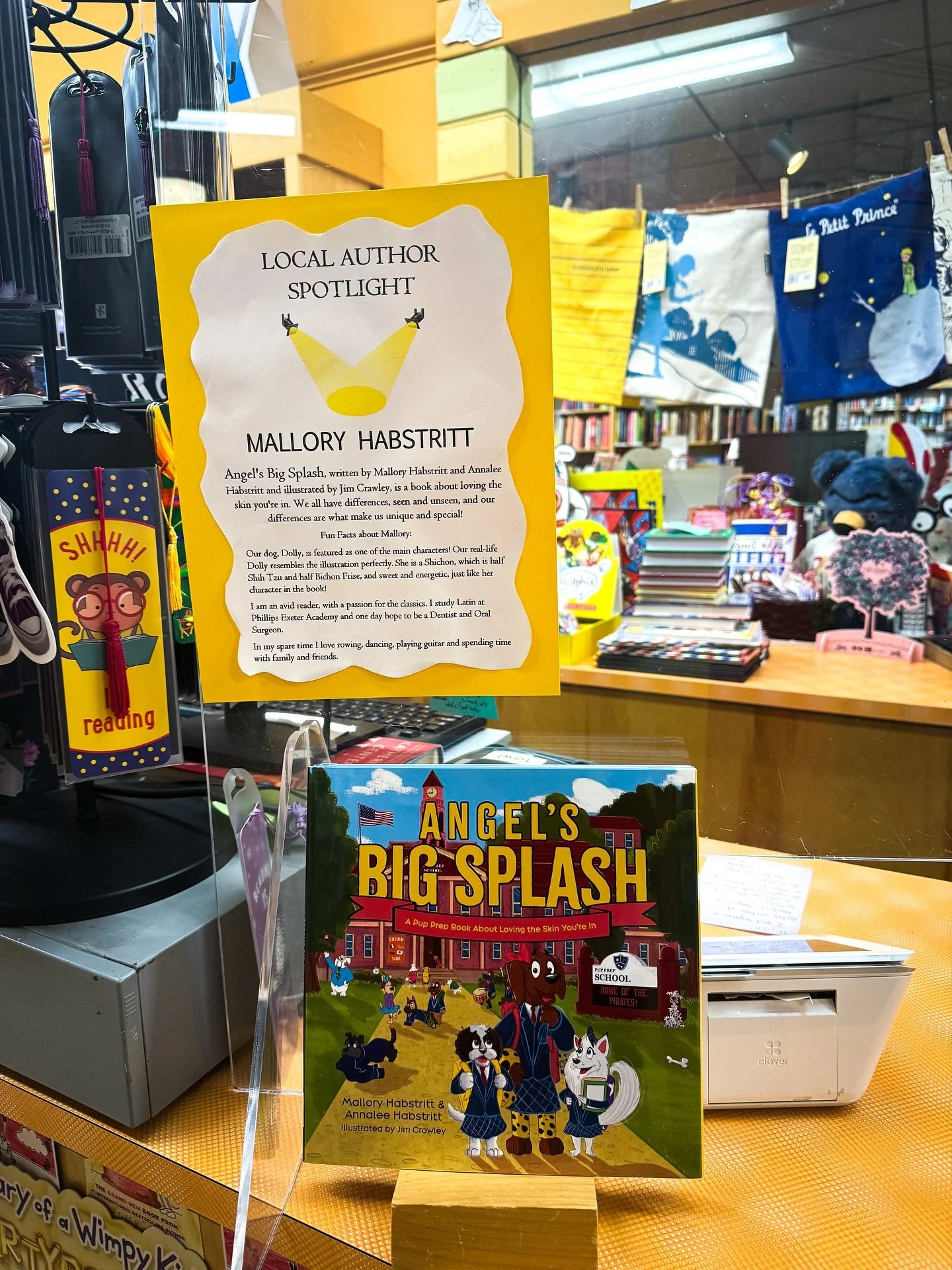 Feeling so grateful to @waterstreetbooks for featuring Angel&rsquo;s Big Splash on your shelves. Thank you for helping us share a story of bravery, belonging, and big dreams with even more kids. 

Every time this book finds its way into a child&rsquo
