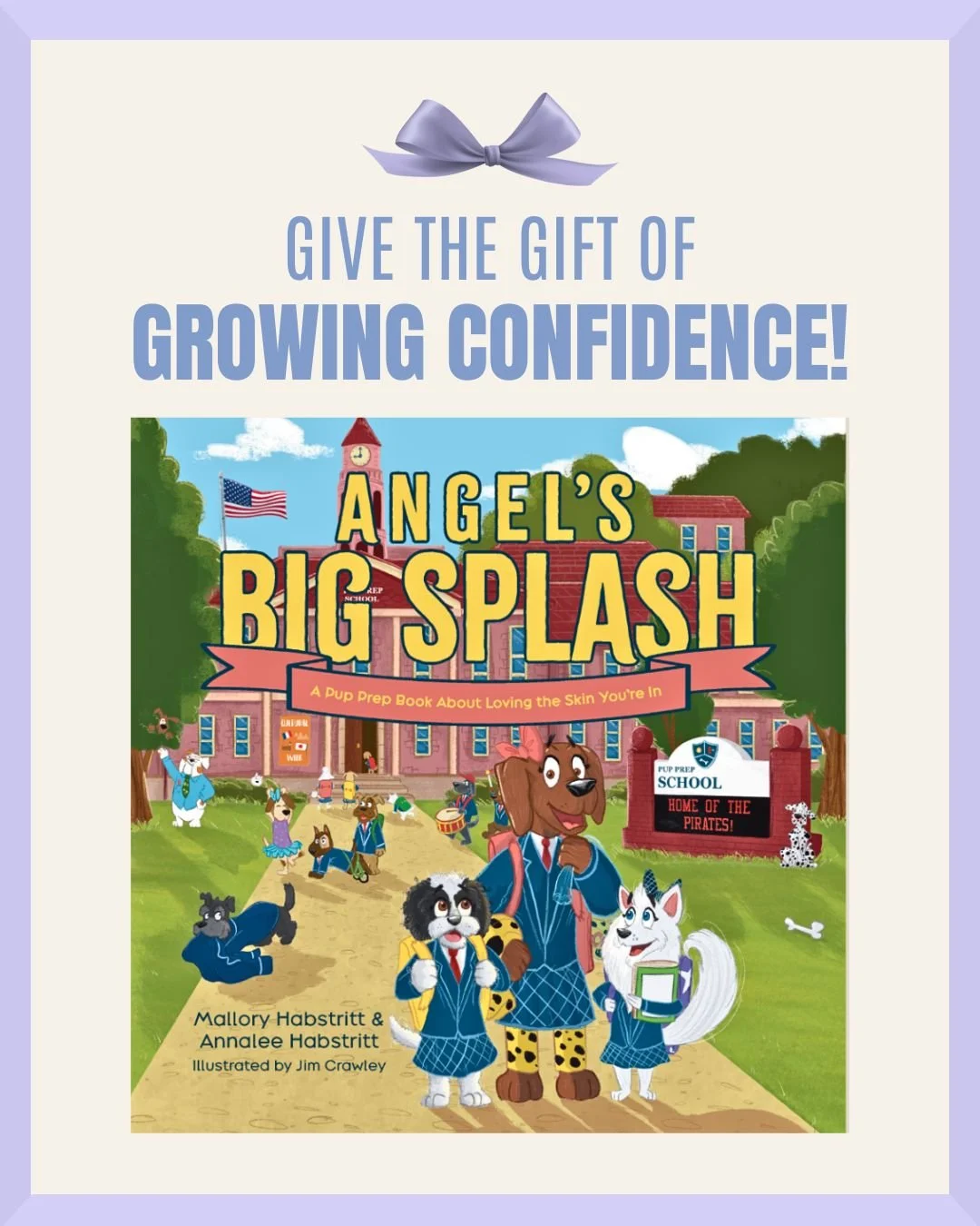 Give the gift that grows confidence this holiday season! 

Angel&rsquo;s Big Splash is a story that inspires kids to be brave and celebrate their differences! It&rsquo;s the perfect story to help children (and parents!) grow their self-confidence whi
