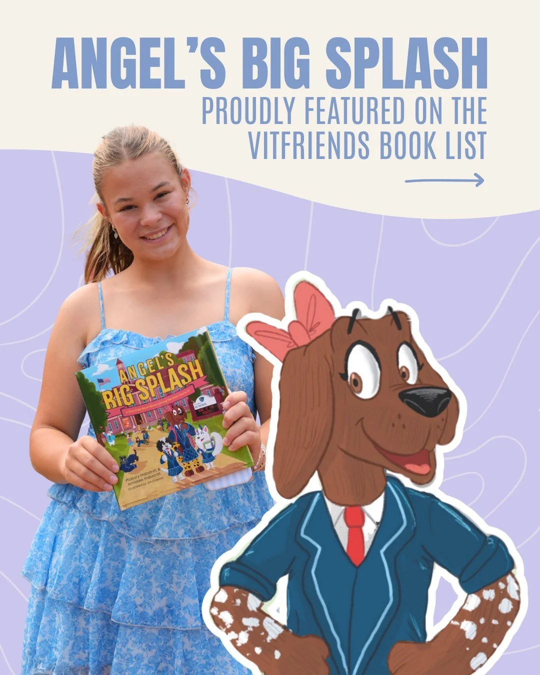 This is why representation matters.

I just saw the @vitfriends Vitiligo Support Group's list of books about vitiligo and it truly made my day. Seeing Angel&rsquo;s Big Splash alongside other beautiful stories reminds me why representation is so impo