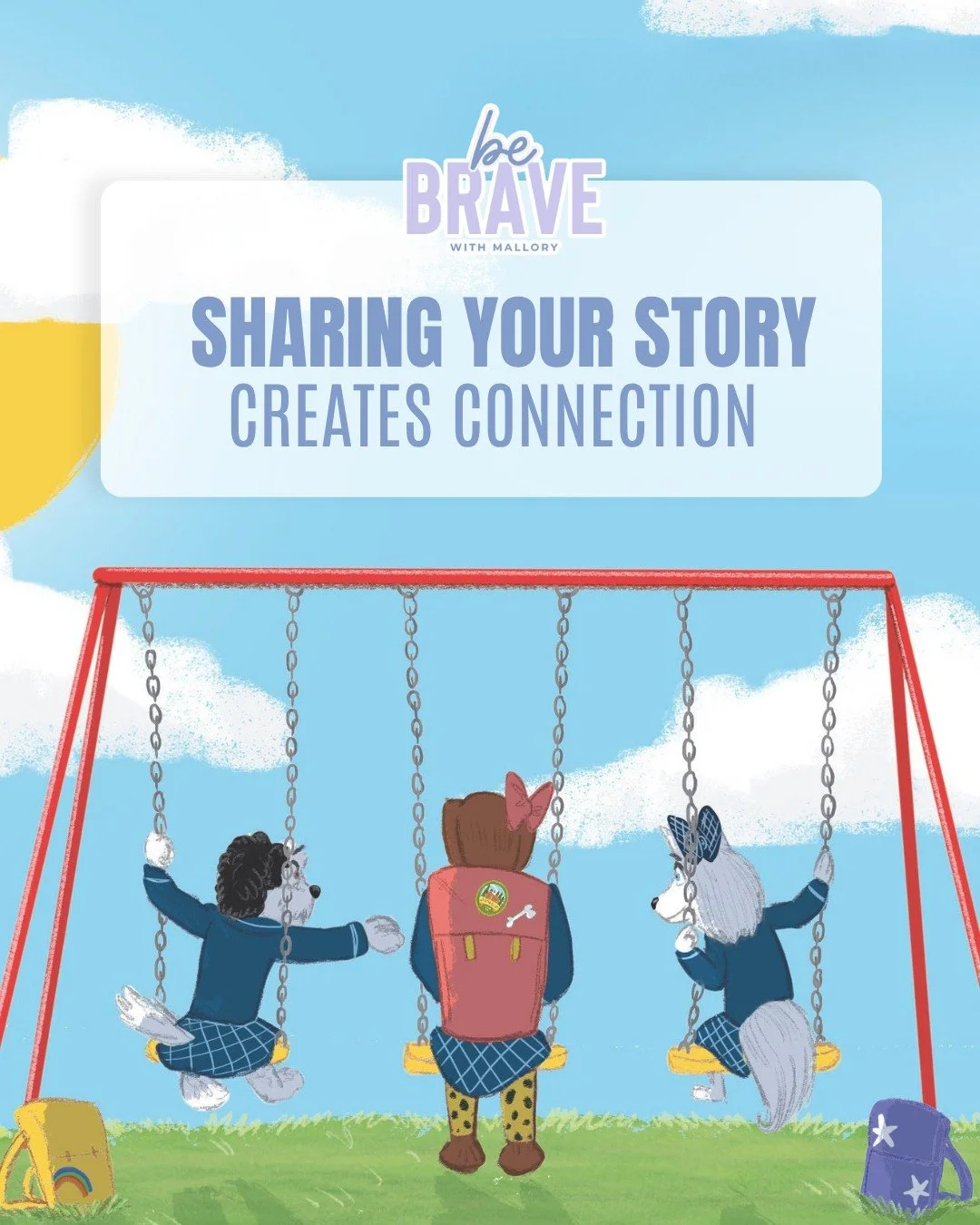Everyone has their own story, and connection happens when we&rsquo;re willing to share it!

When Angel opens up to her friends, it makes their friendship even stronger! They ask questions, they understand more, and they accept her exactly as she is. 