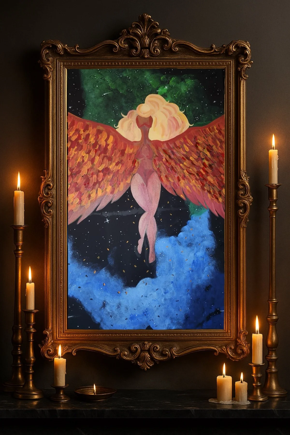 Ashes of the Bloom Collection Piece III: Ascension of the Ember Goddess