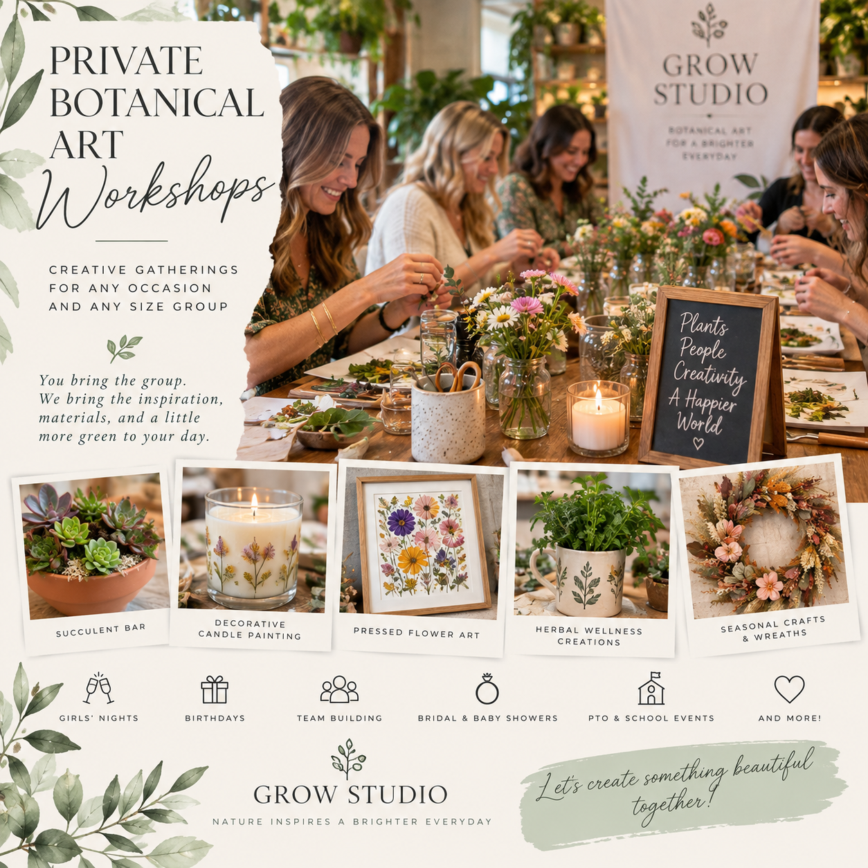 Private Botanical Workshop Party