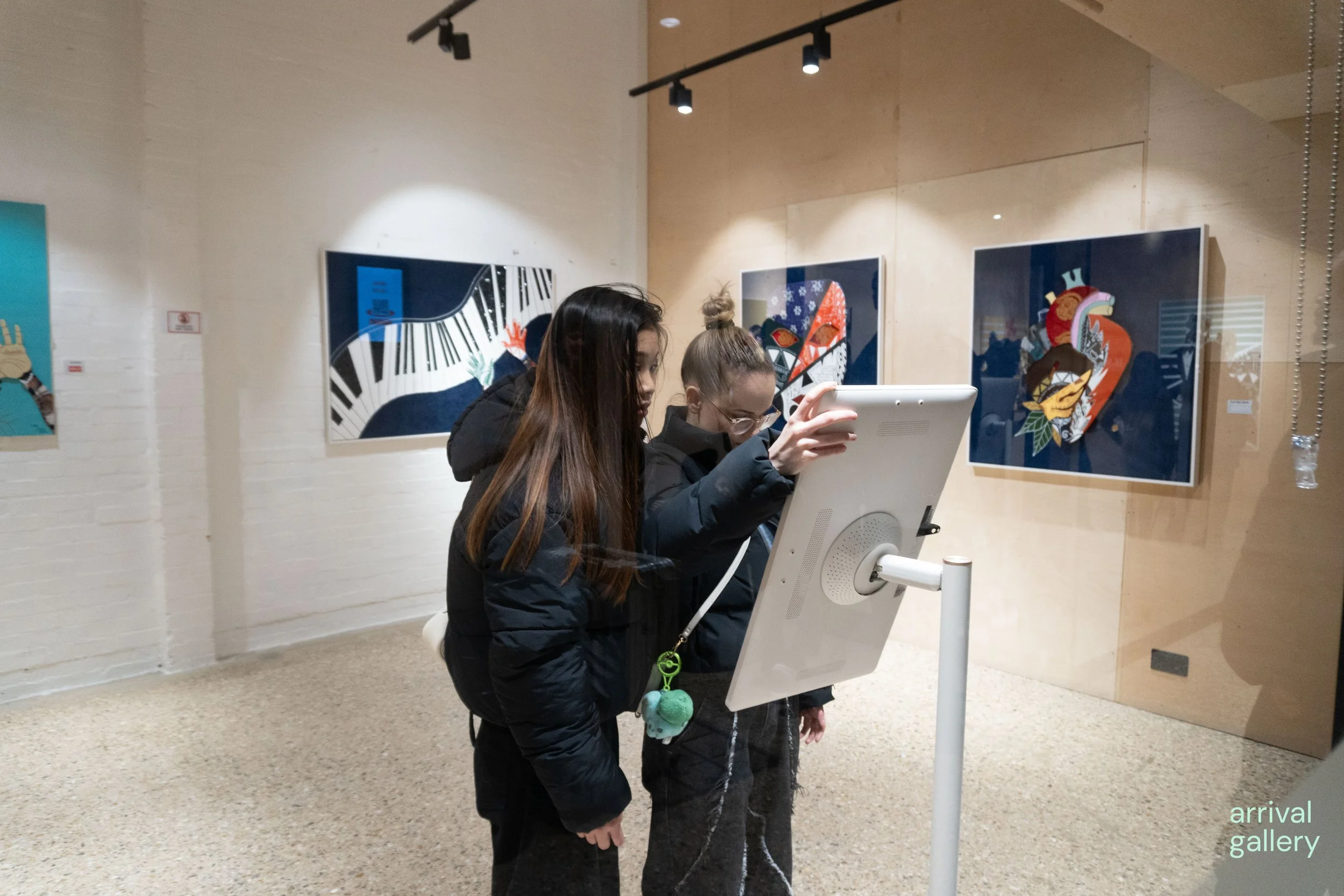 Arrival Gallery moving image and video art display