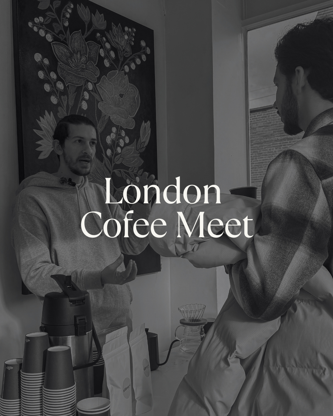 Billboard residency x Arrival Gallery - coffee meet in London