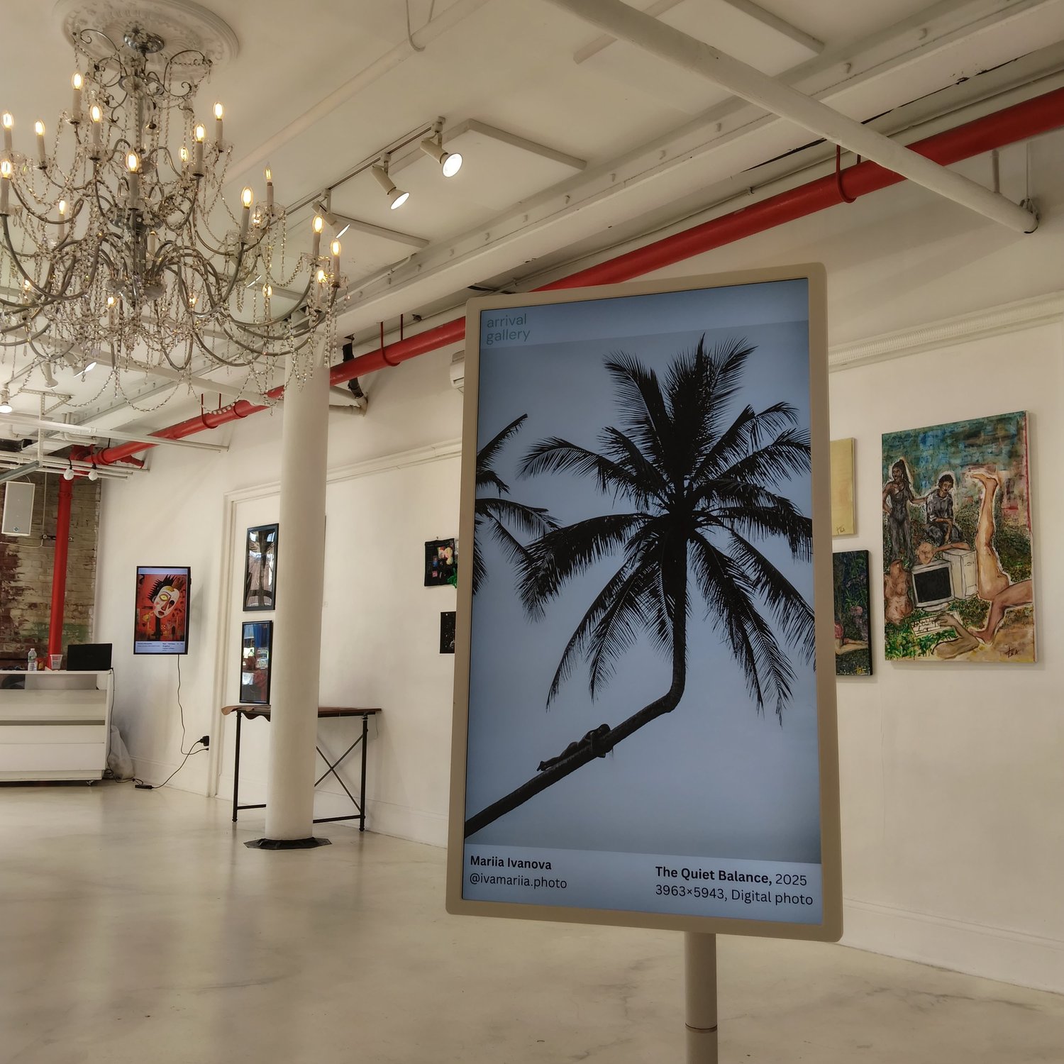 Arrival Gallery New York city activation and digital art presentation