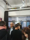 Visitors at an Arrival Gallery Athens exhibition opening