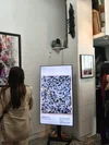 Arrival Gallery digital artwork display on screen