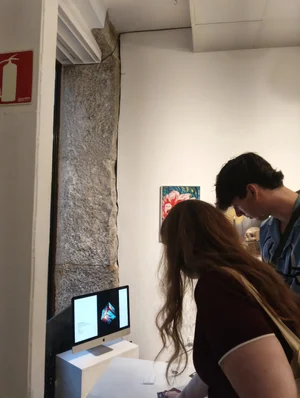 Arrival Gallery moving image and video art display