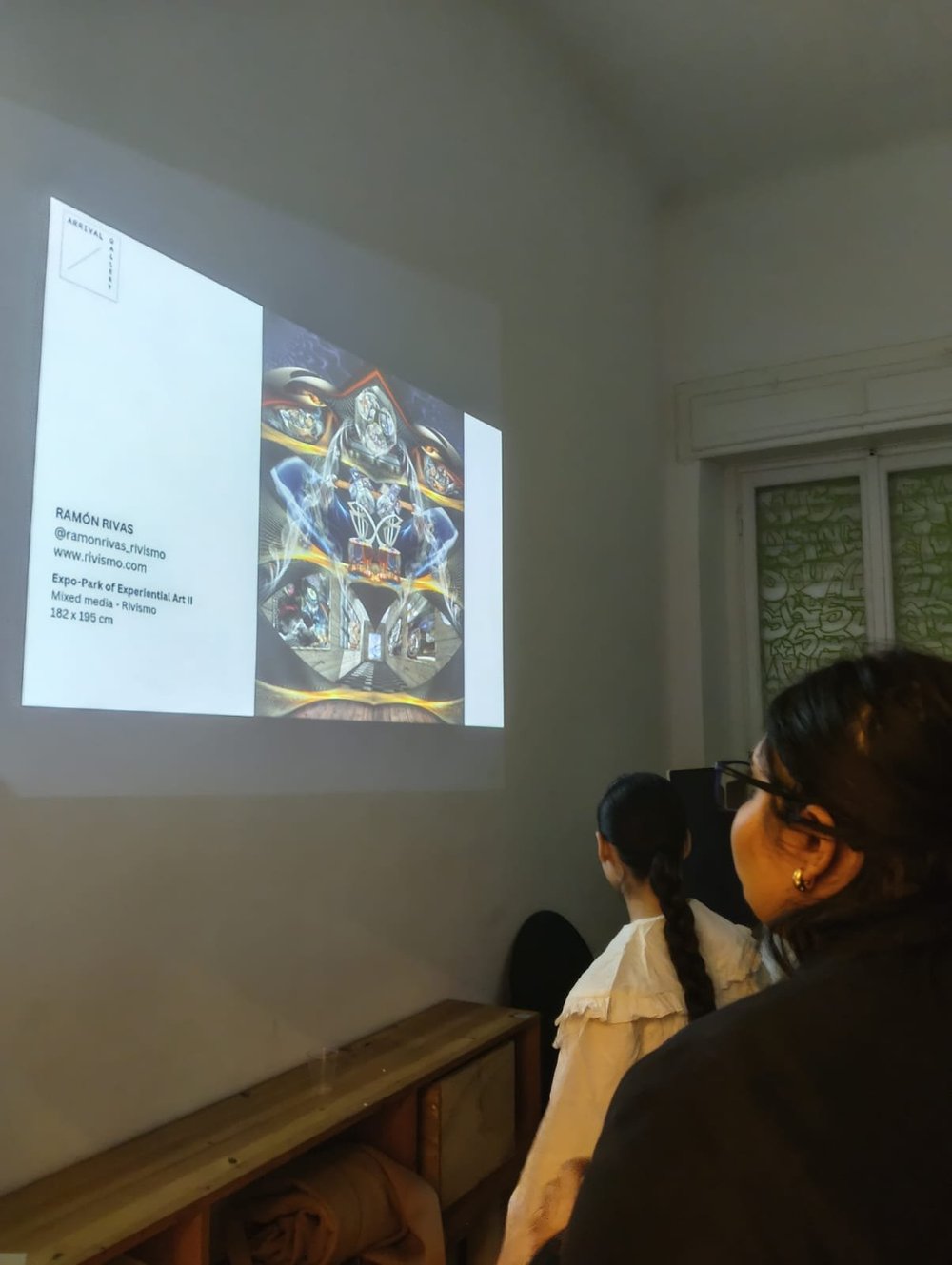 Arrival Gallery Milan city activation and digital art presentation
