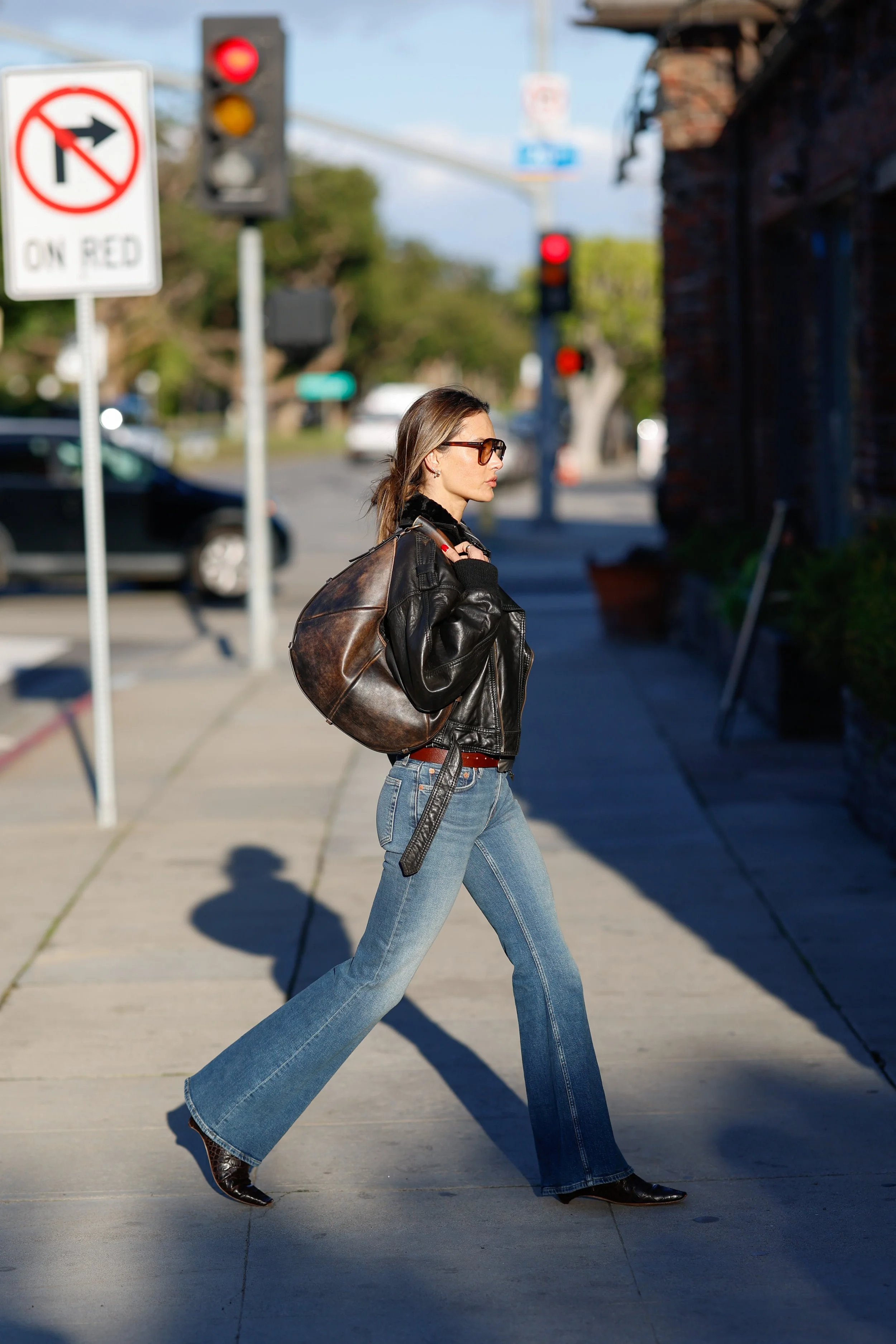 Alessandra Ambrosio, in our Dior Boots in LA 