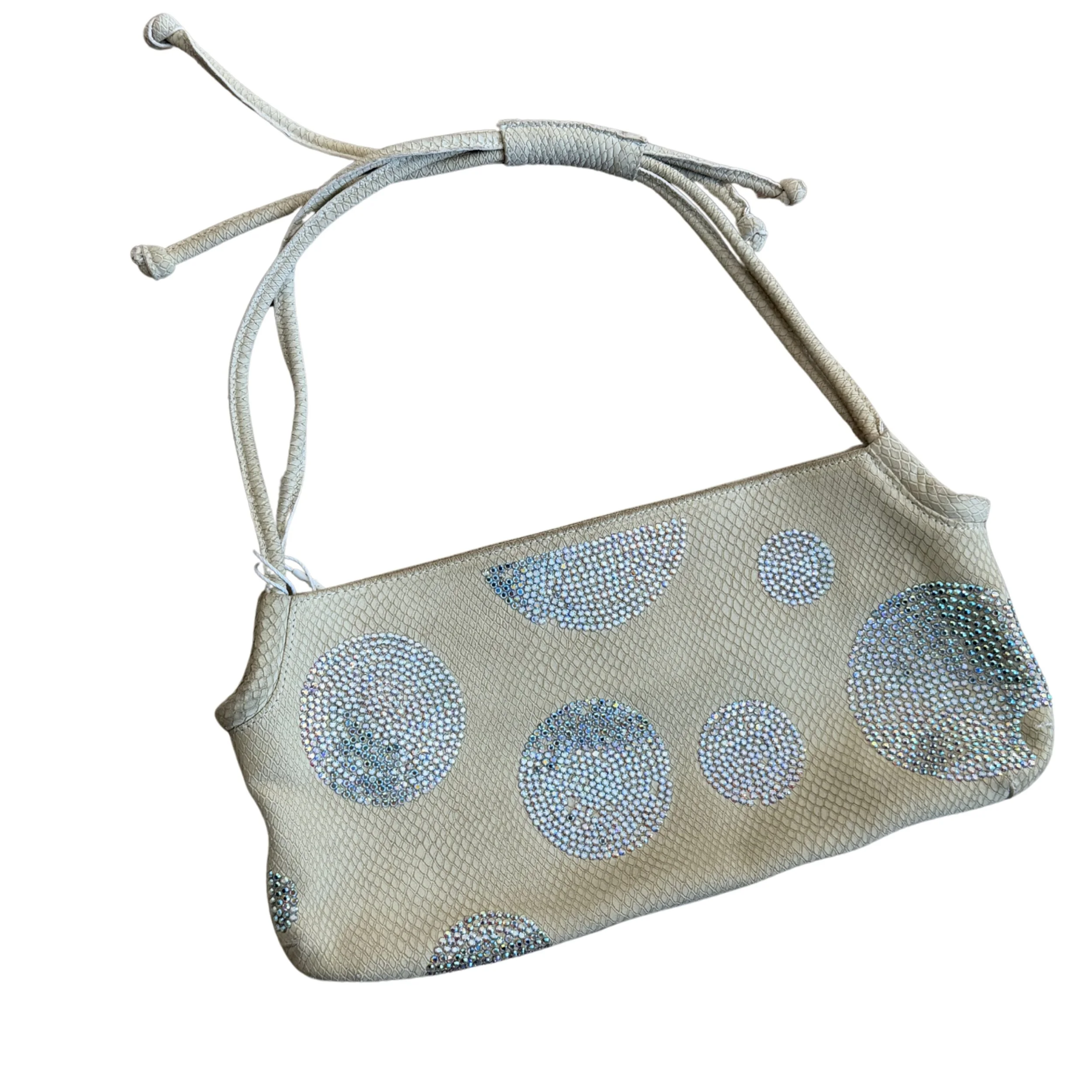 Emanuel Ungaro Suede Crystal Bag