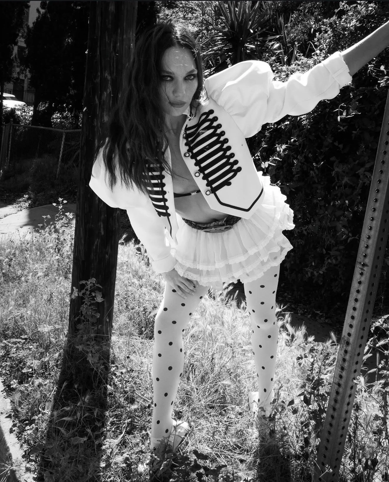 Maddie Ziegler, in our vintage YSL belt for Rollacoaster Magazine 