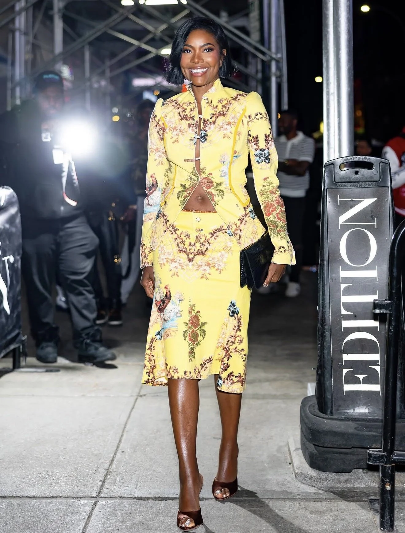 Gabrielle Union, in our SS2003 Roberto Cavalli set for a Pre Met Gala party in NYC