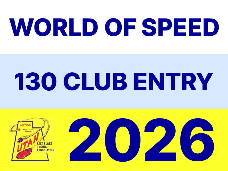World of Speed 130 Club Entry