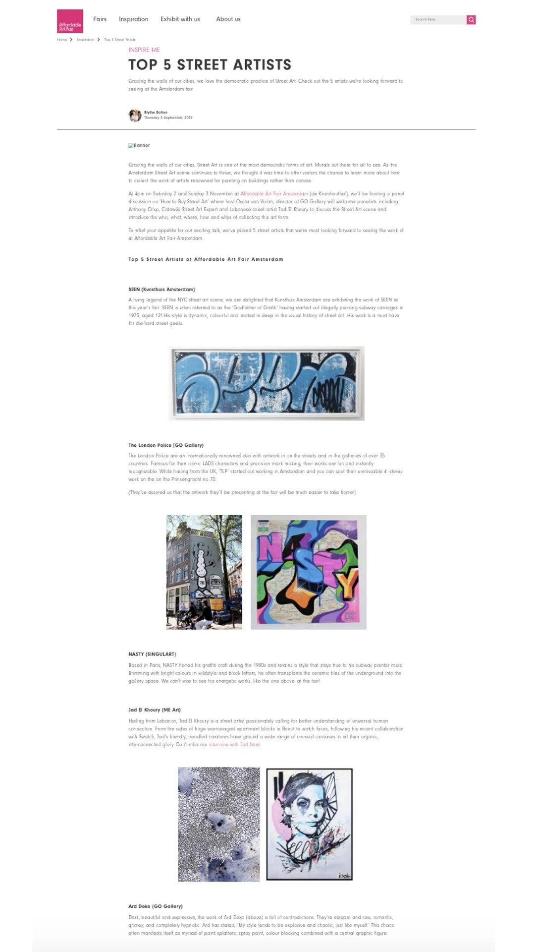 Affordable Art Fair (2019)