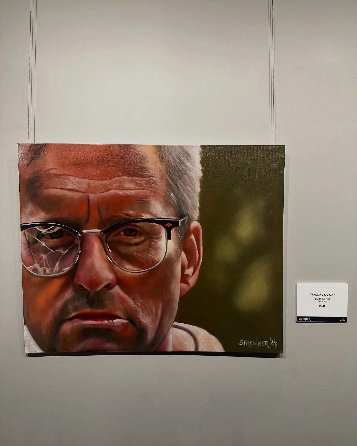 &ldquo;Falling down&rdquo; oil on canvas 24x30 @hustlebutterfineartgallery