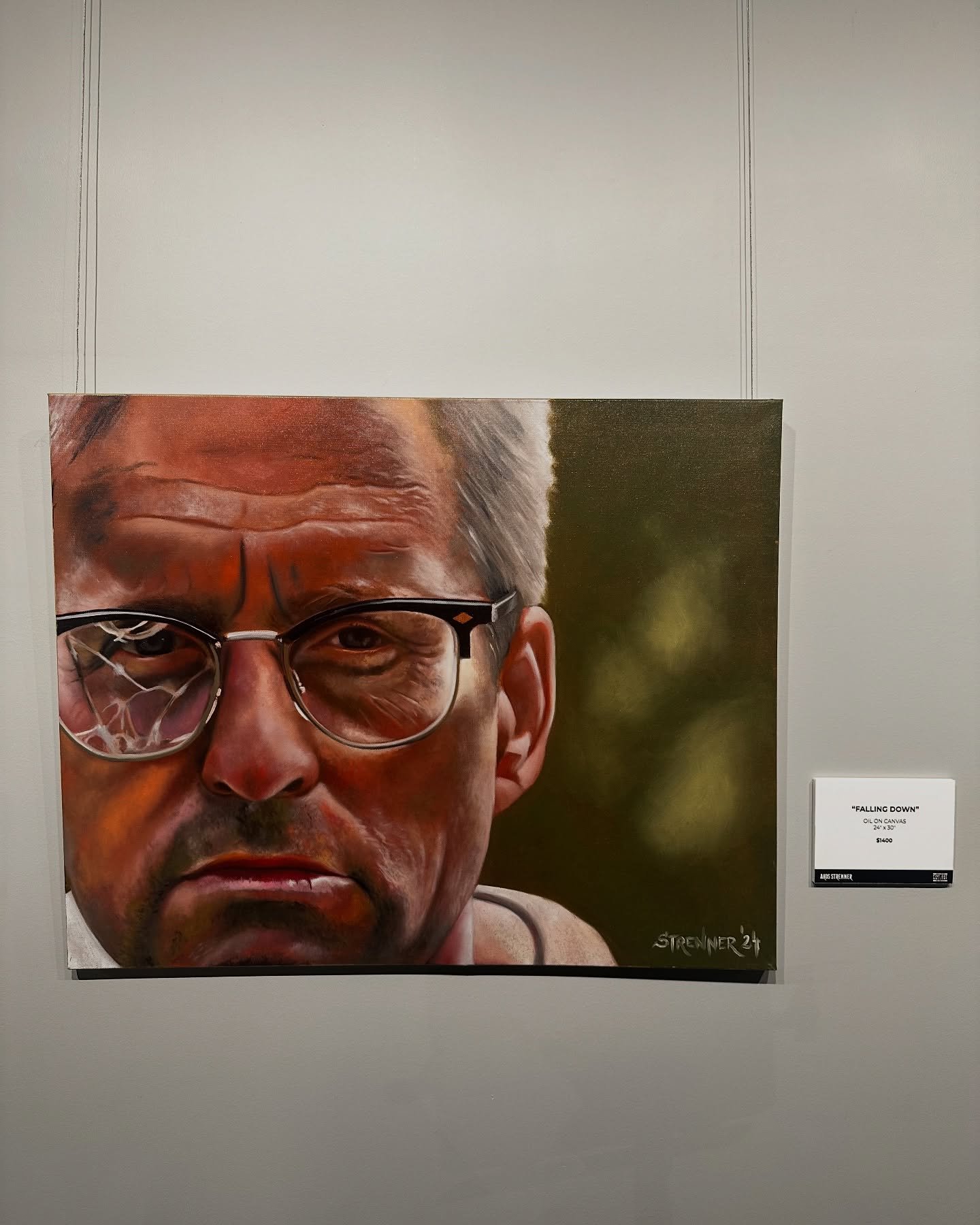 &ldquo;Falling down&rdquo; oil on canvas 24x30 @hustlebutterfineartgallery