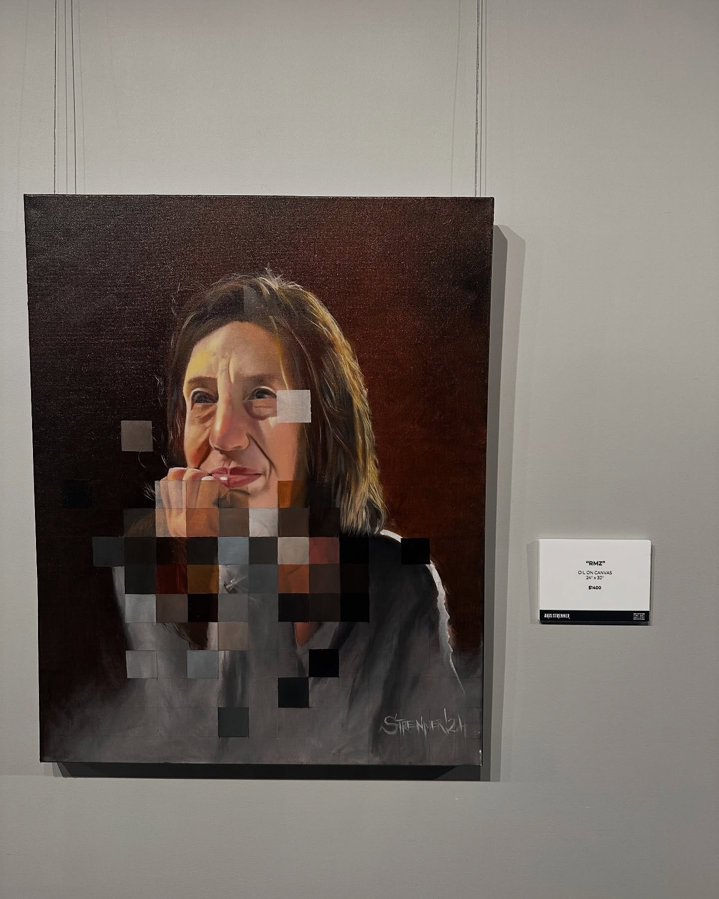 &ldquo;RMZ&rdquo; oil on canvas 24x30 @hustlebutterfineartgallery