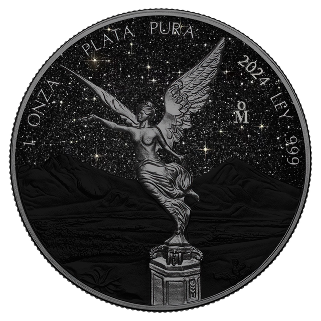 Mexico Libertad Triple Black Diamond Edition 1 oz Silver