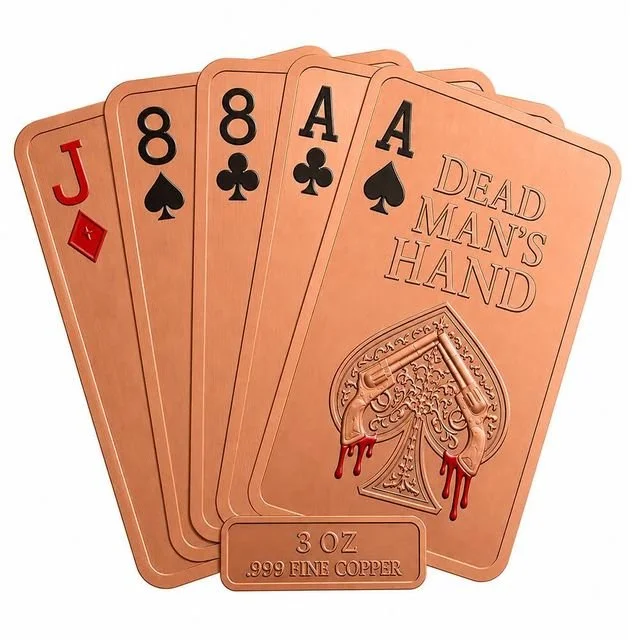 2026 Dead Man's Hand 3 oz Copper
