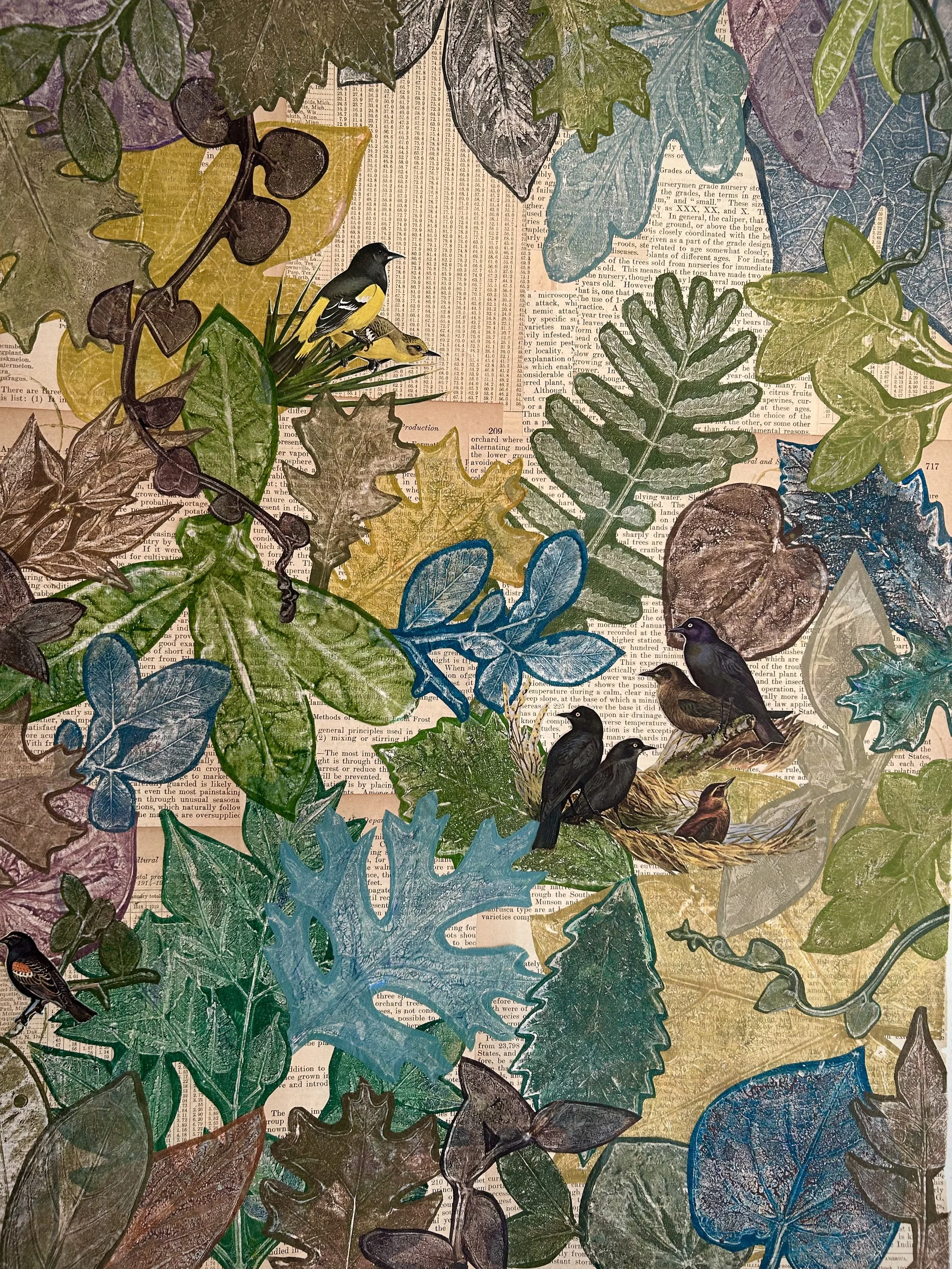 Birds in Fall Foliage