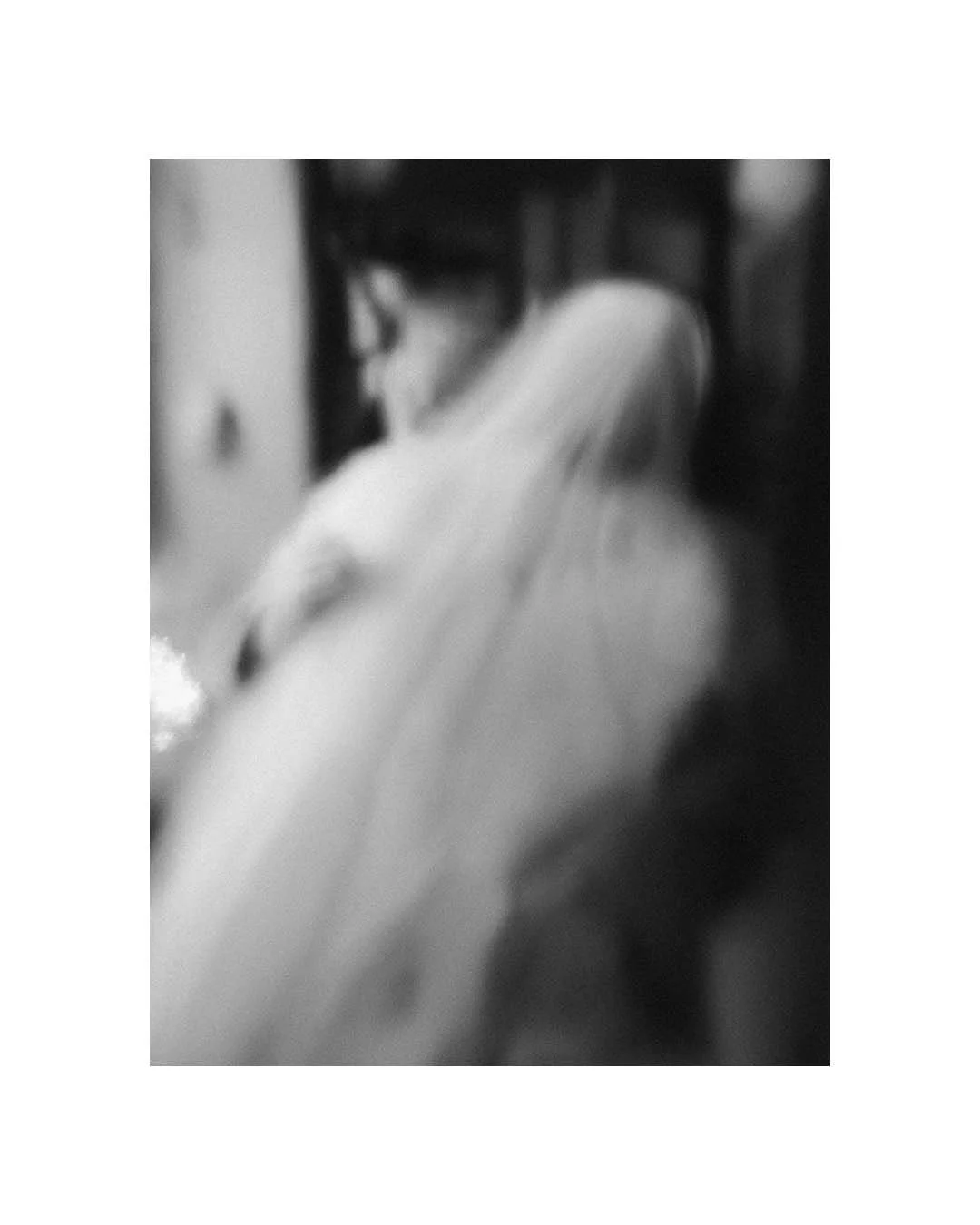 Sinead and a guest. 

February, 2026. Monaghan, Ireland. 

That effect is not due to retouching. It was just a church glass between me and the subjects. 

Do you like the resulting effect? 

#documentaryweddingphotography #candidweddingphotographer #