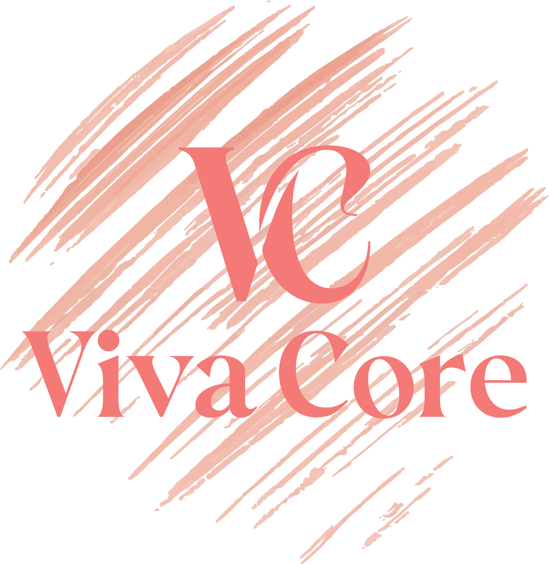 Close-up of a pinkish decorative text design with brush strokes and the word 'love' in the center.