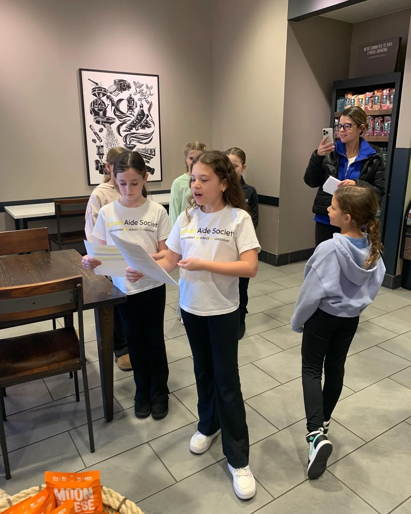 Challenge - raise money for a cause.  These 4th graders used their creativity to plan this amazing event to raise money to help sick children at @childrens .  The attendees shopped and competed to see who could best fulfill the mission.  Empower a gi
