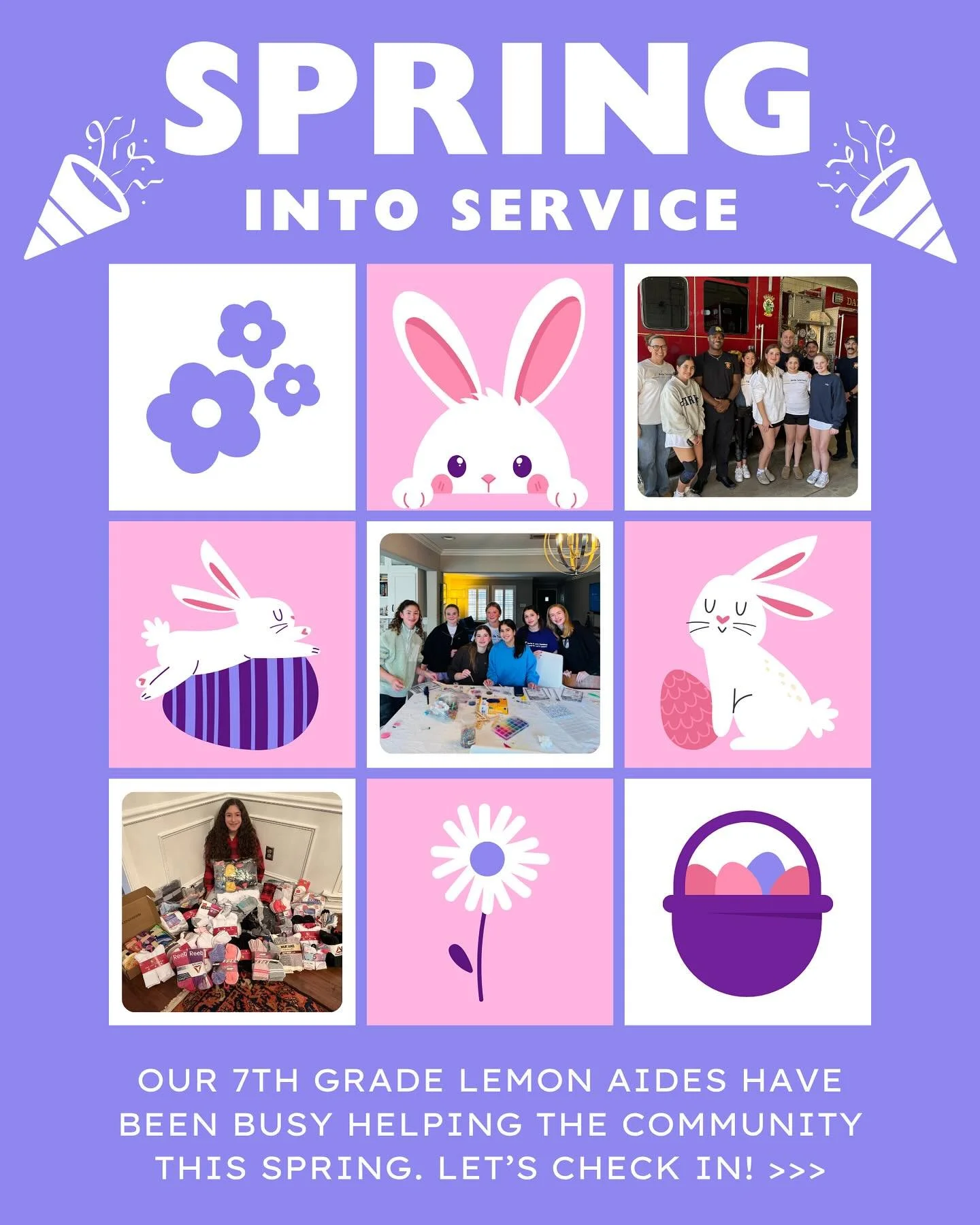 Check out what our amazing 7th grade Lemon Aides have been doing these past few months! We are so proud of how much they did to help @dallaspetsalive, @genesiswomensshelter, and @dallasfirerescue. We hope to work with you all again!