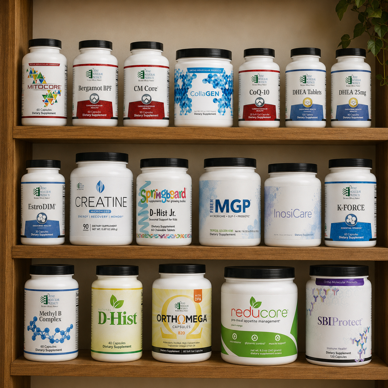Supplement products at TINC