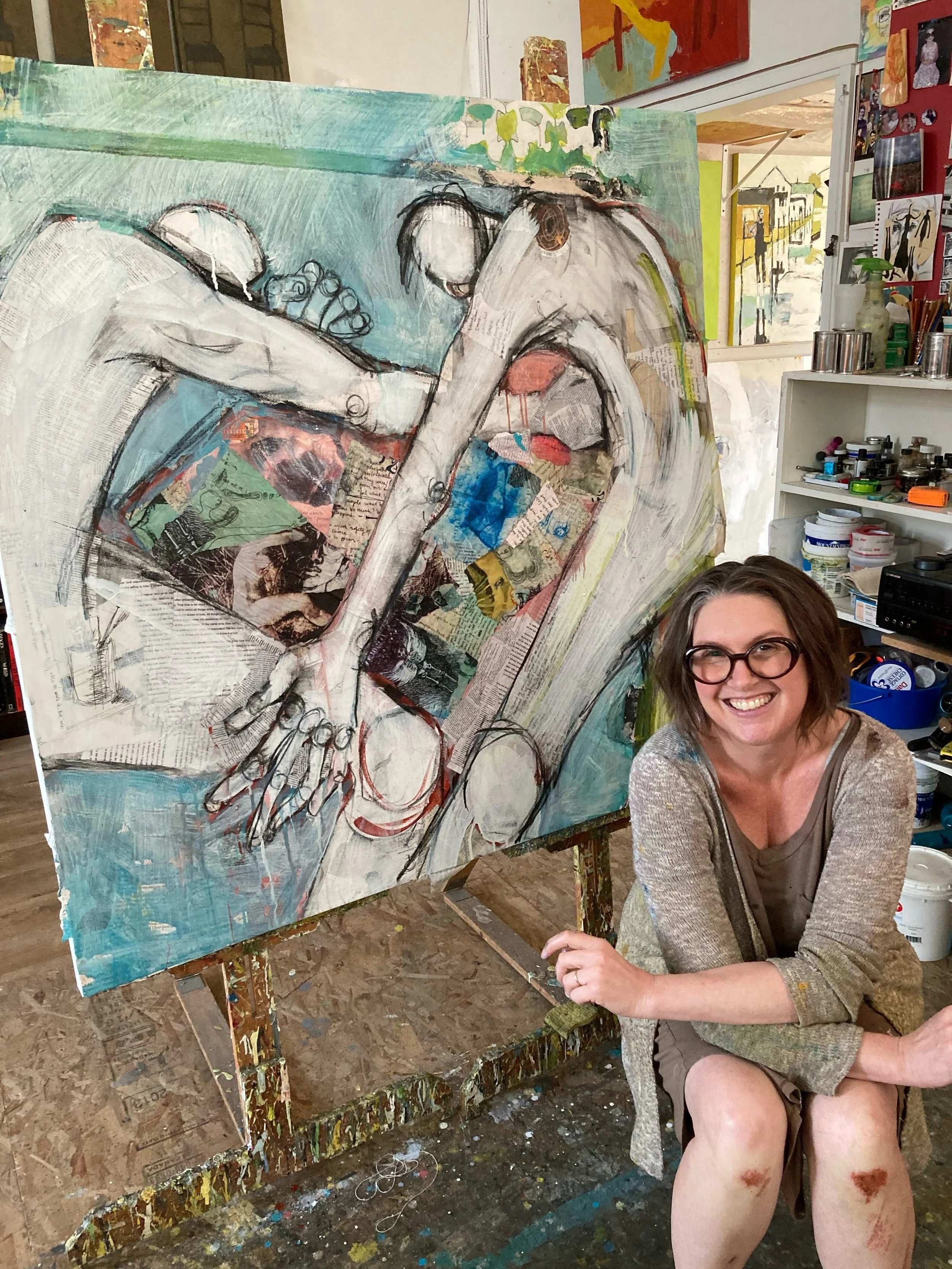 Devorah Hake Brinckerhoff highlights her artwork as part of Soul Portraits, an art collective.