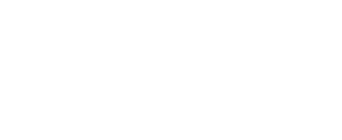 White outline of a small plant with two leaves on a black background.