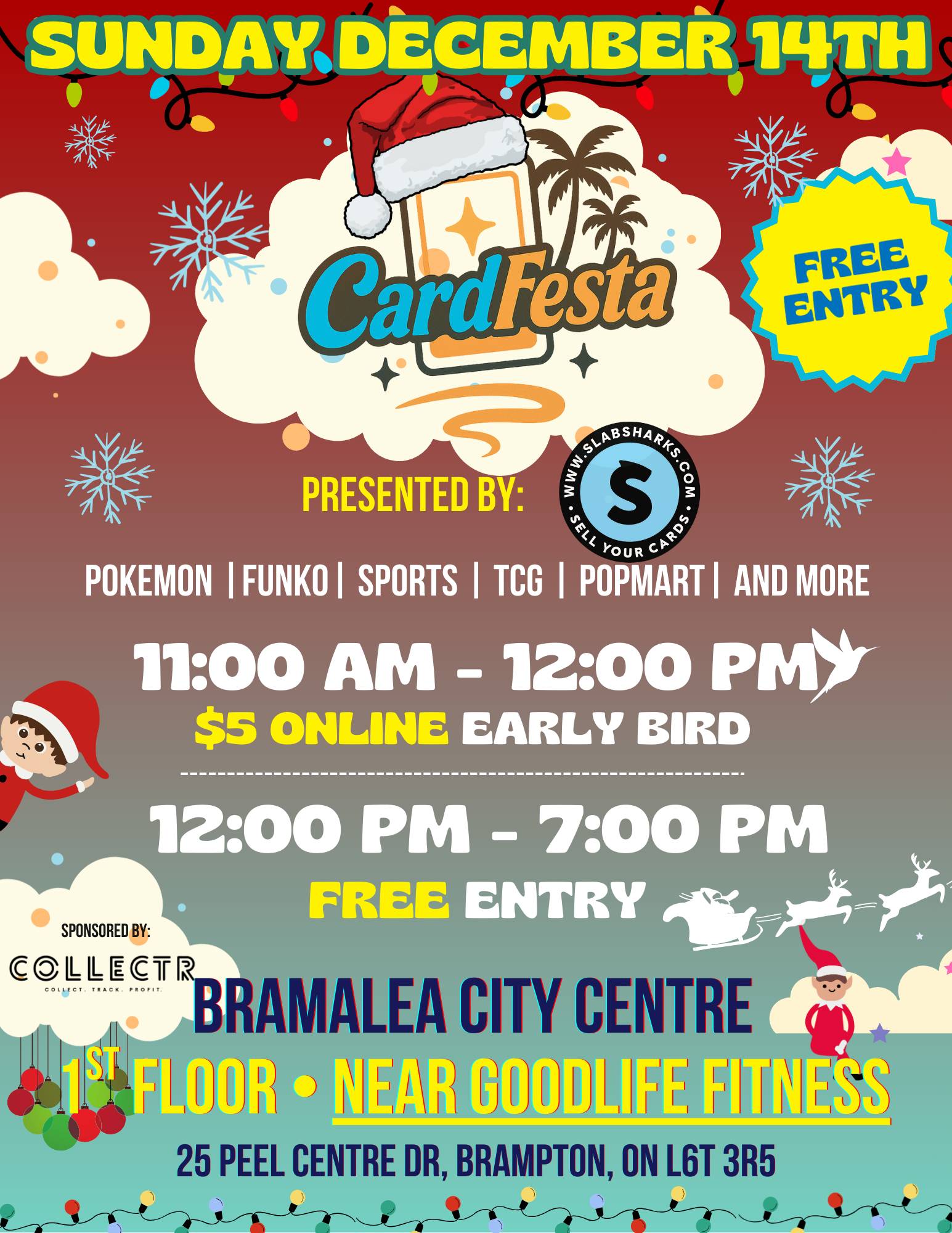CARDFESTA DEC 14TH!!! (GTA Card Show - Pokemon, TCG, Sports Cards)