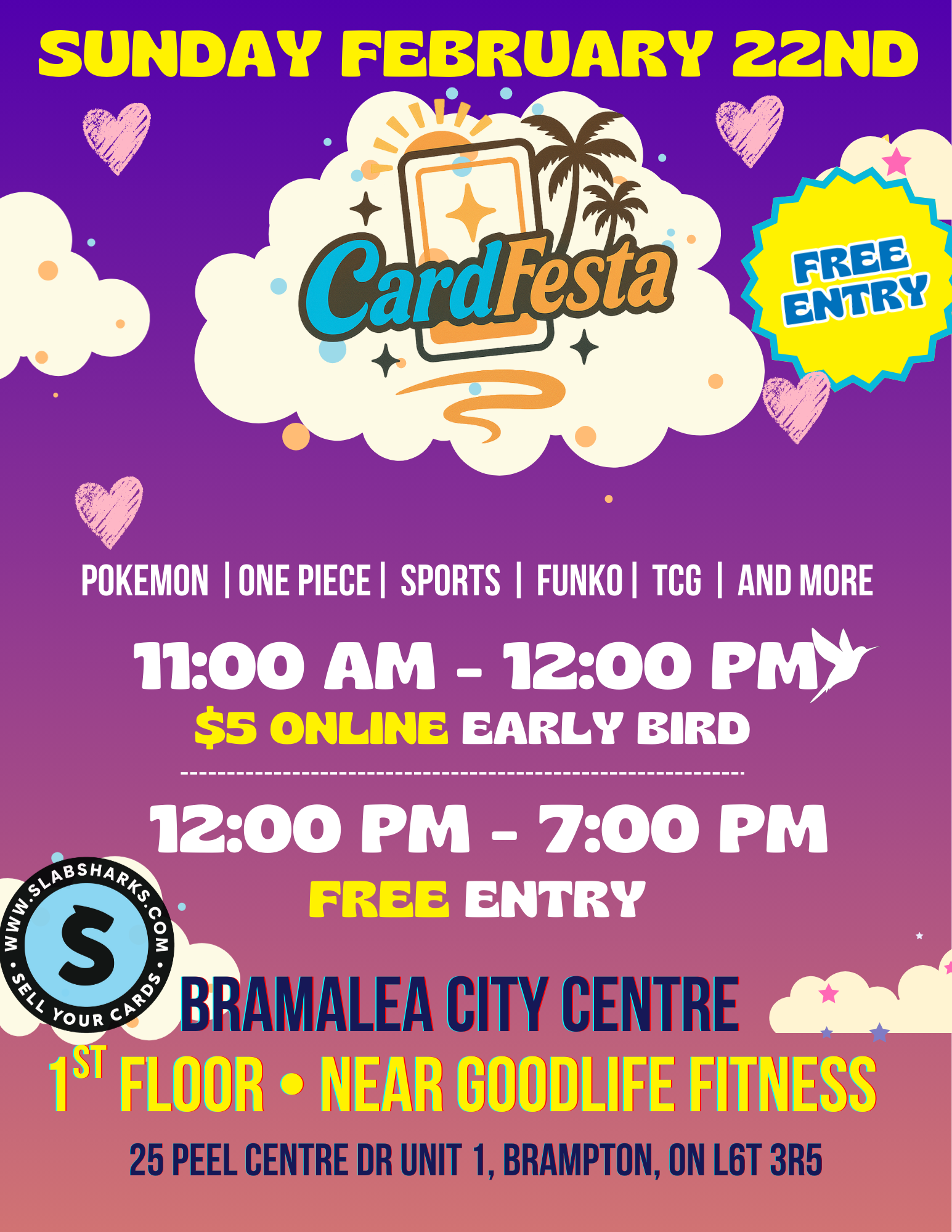 CARDFESTA MAIN SHOW FEB 22ND!!!