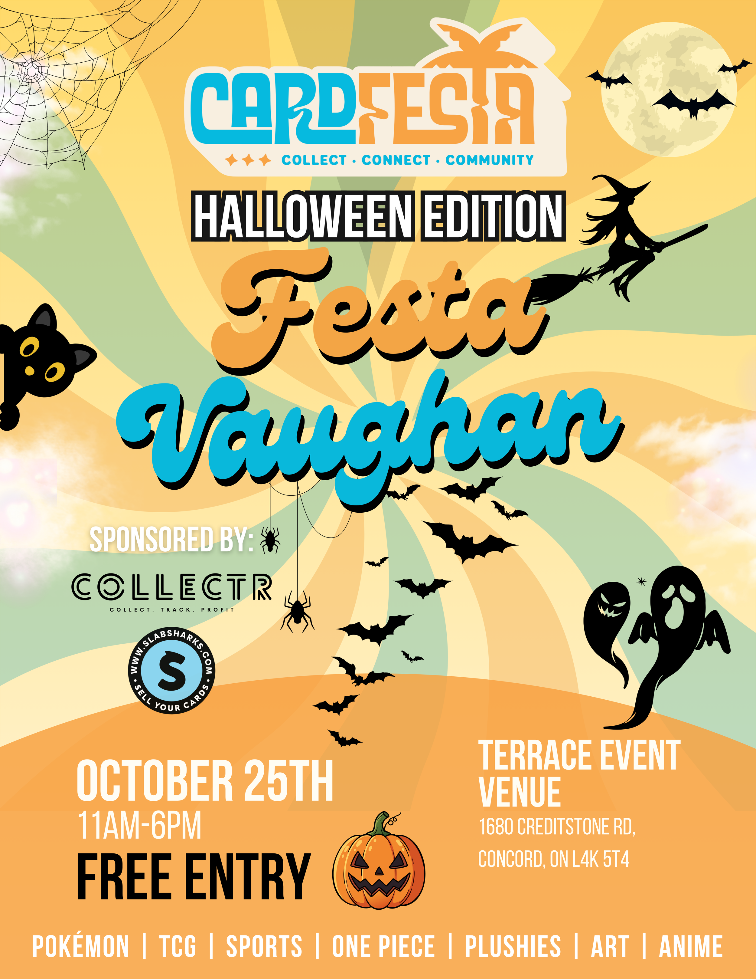 Event flyer for Festa Vaughan: Halloween Edition
