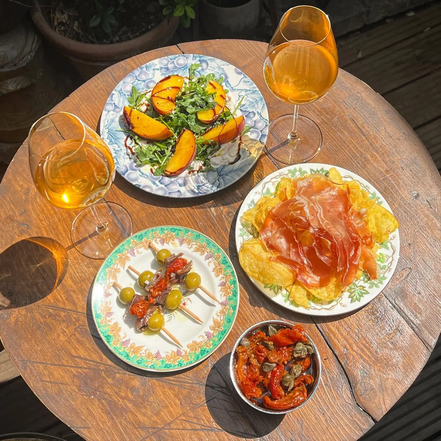 SUMMER SNACKING MENU&hellip; since the weather is here to stay we&rsquo;ve put some lighter bites onto the menu. Serrano and crisps, Gildas, sun-dried bits and bobs. Also for the rest of the summer we will be starting a salad series with a new salad 