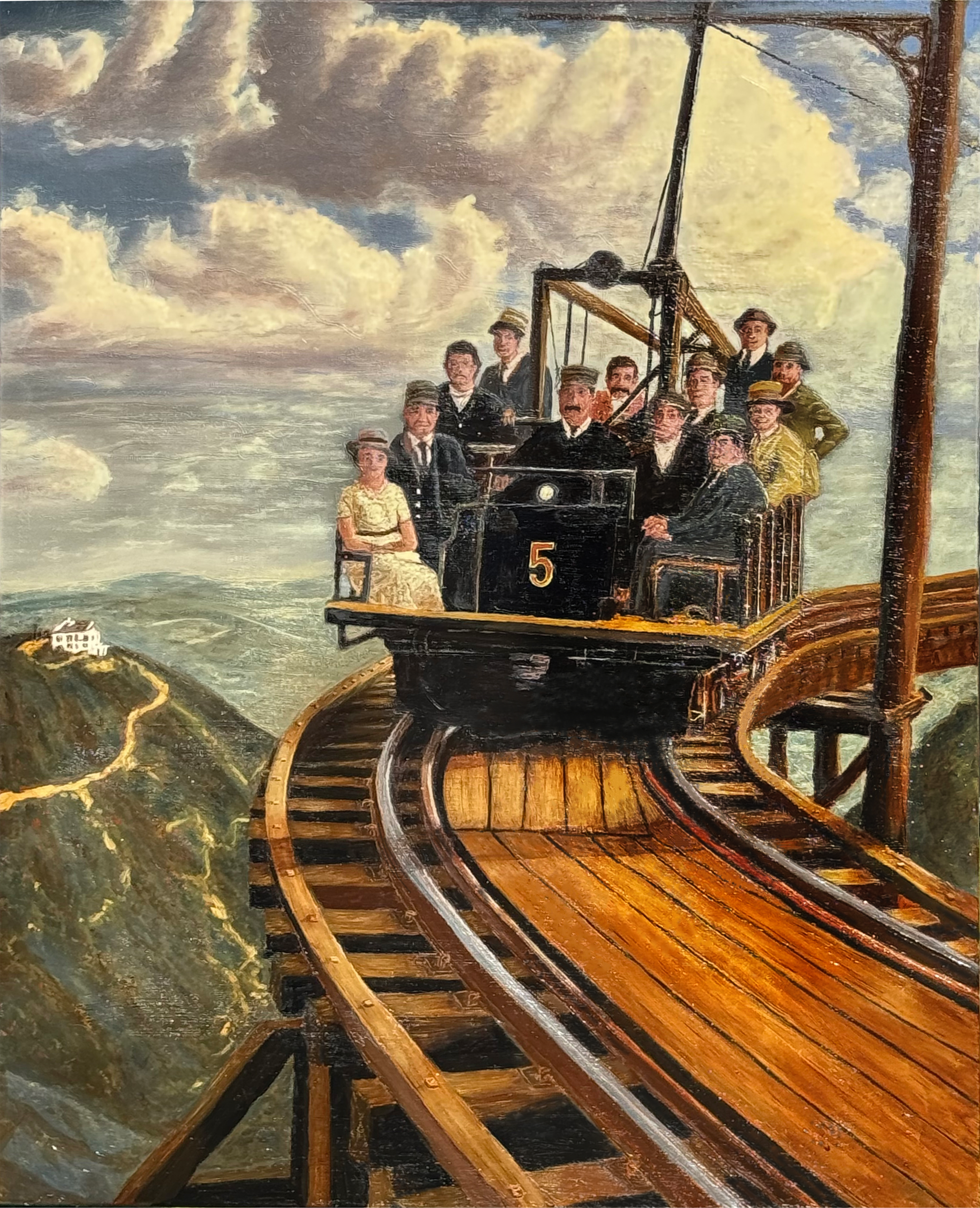 Railway in the Clouds by Tom Selinske