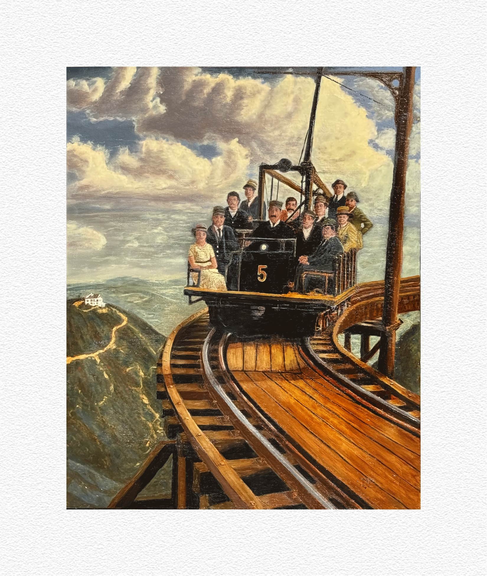 Railway in the Clouds by Tom Selinske (Archival Print)