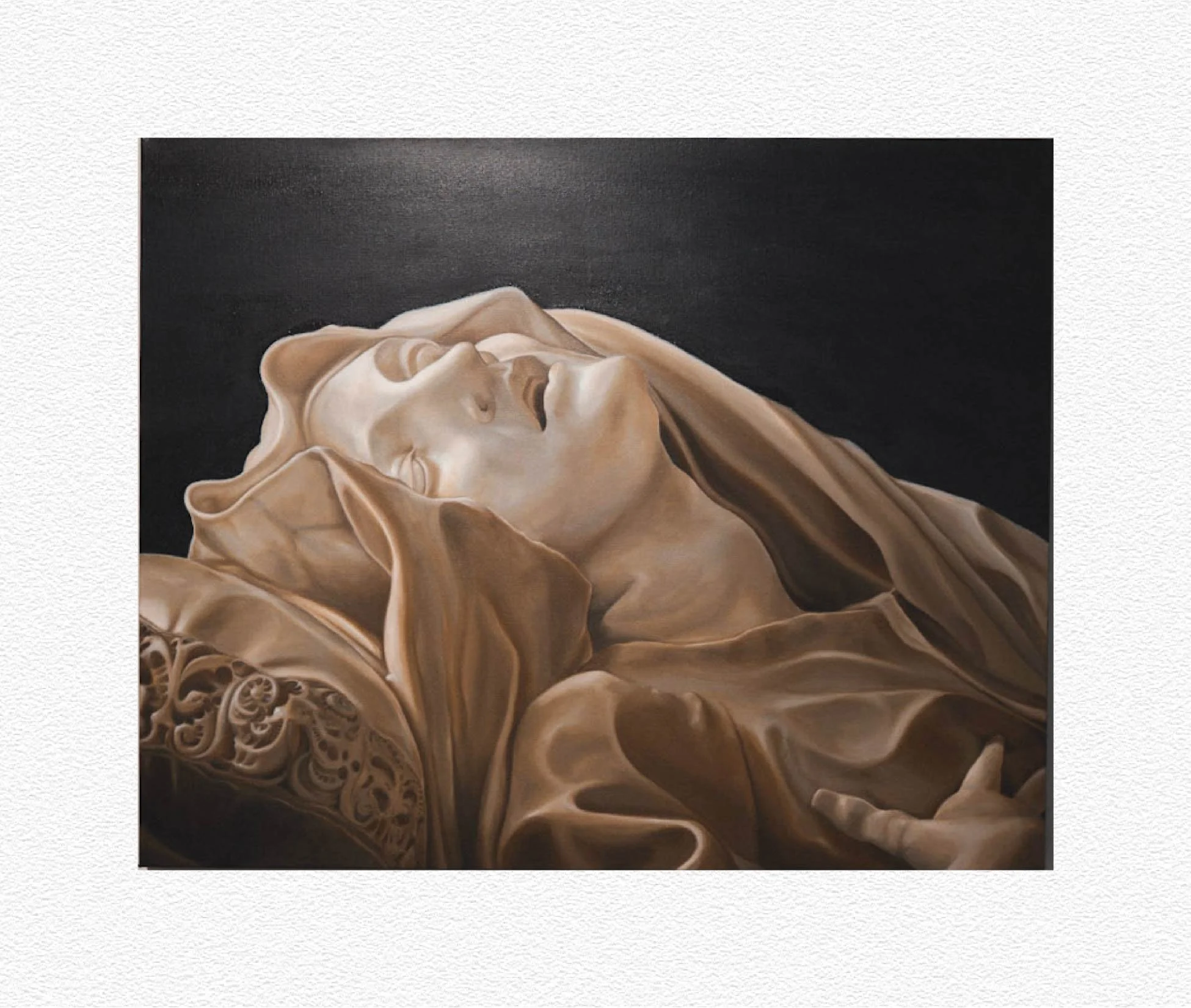 Ecstasy of Death, Ludovica Albertoni by Bianca Ornelas (Archival Print)