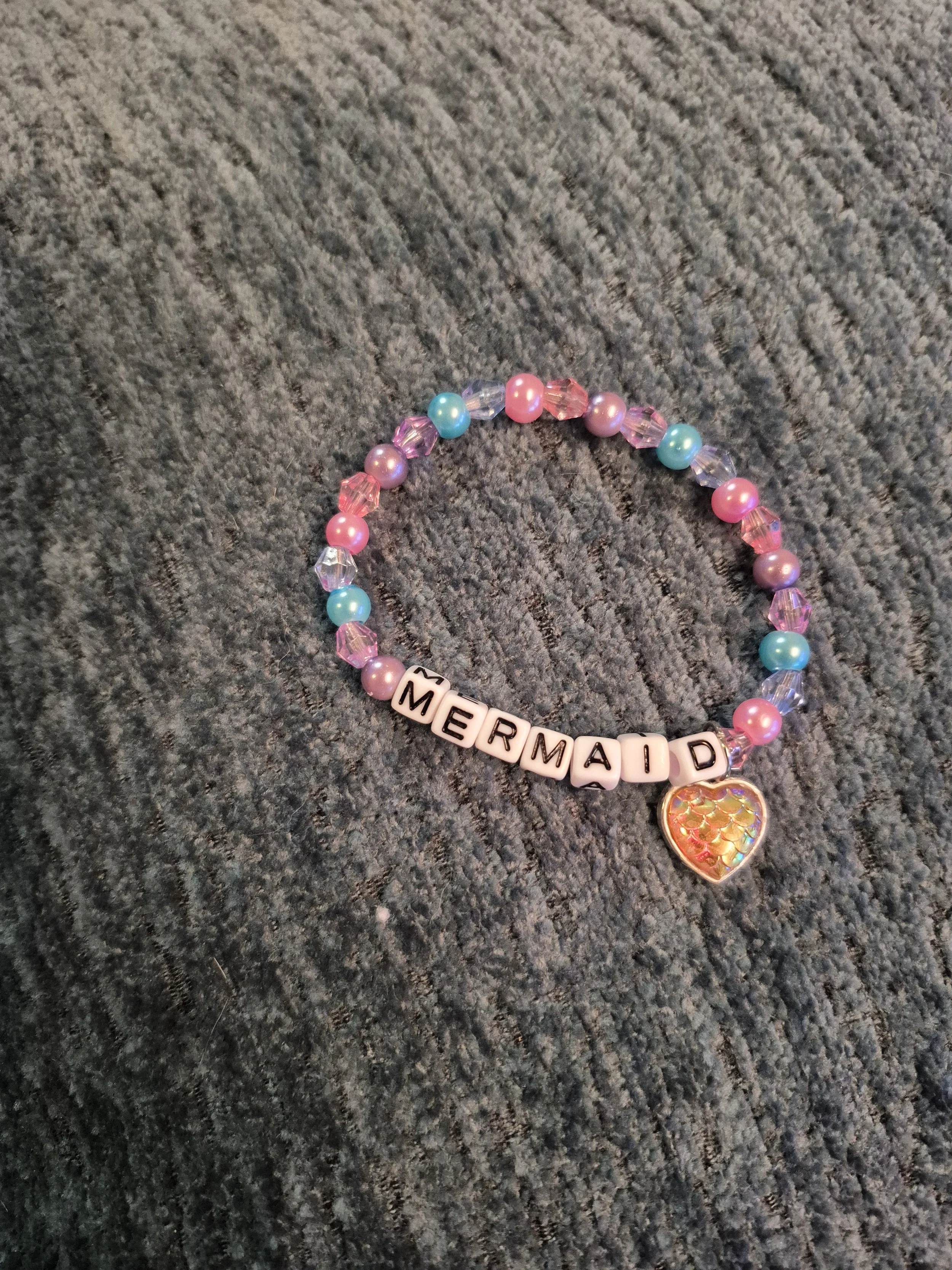 Mermaid Word Bracelet