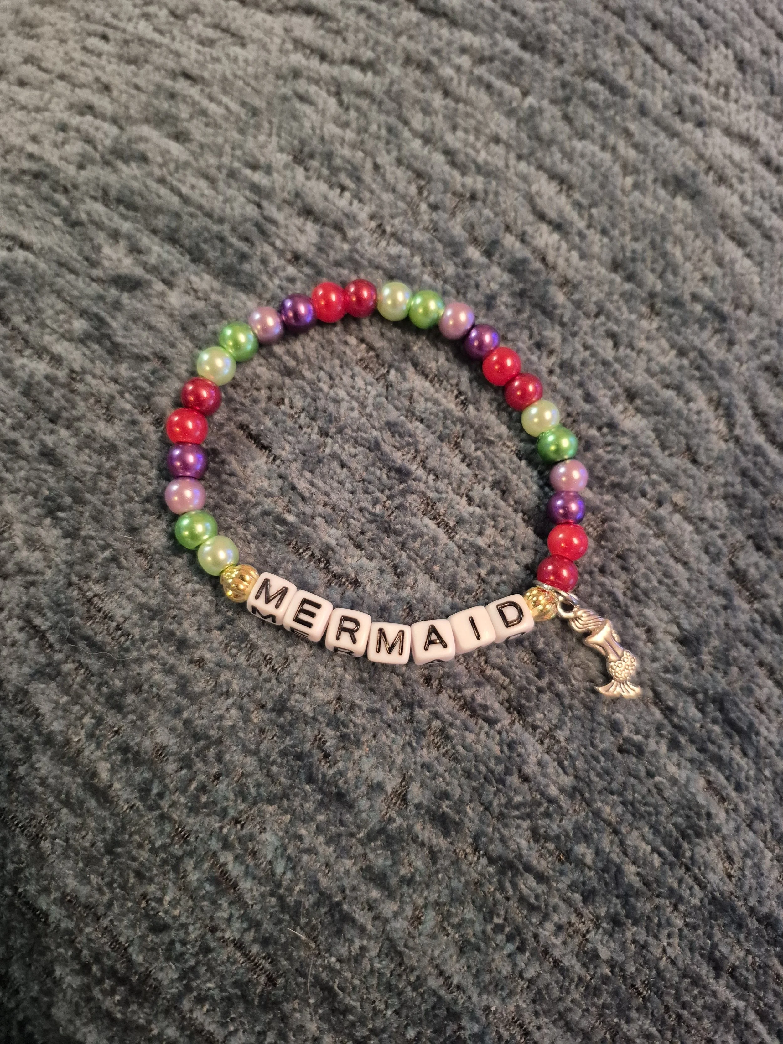 Mermaid Word Bracelet
