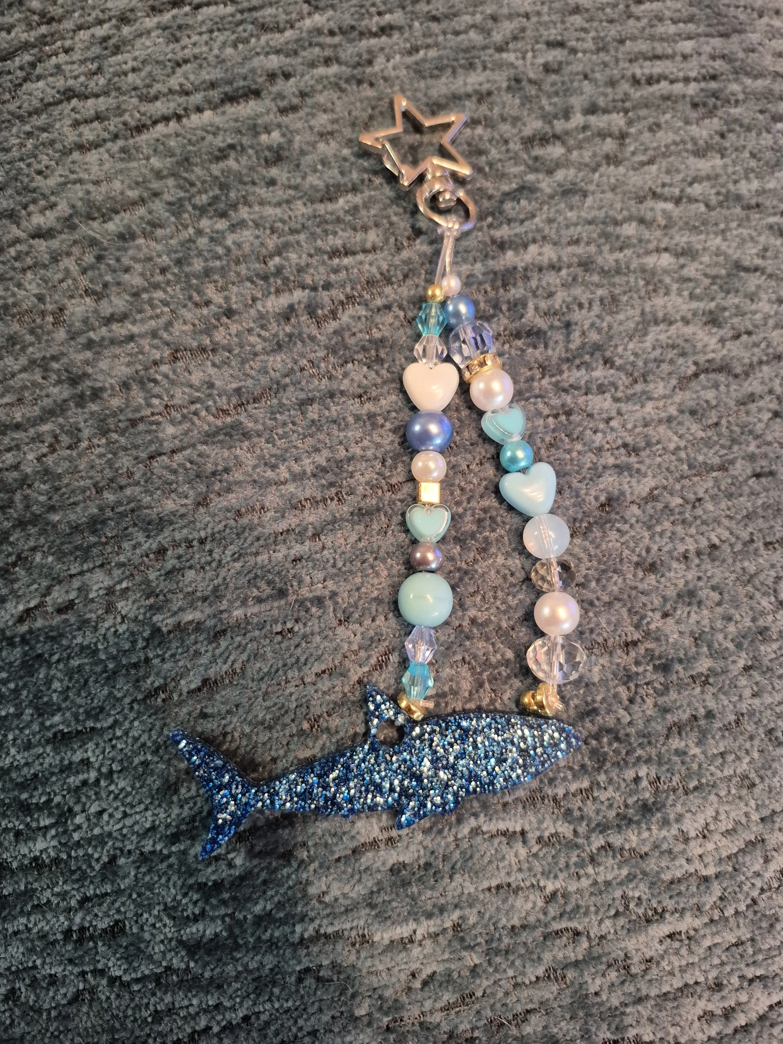 Shark Resin Keychain